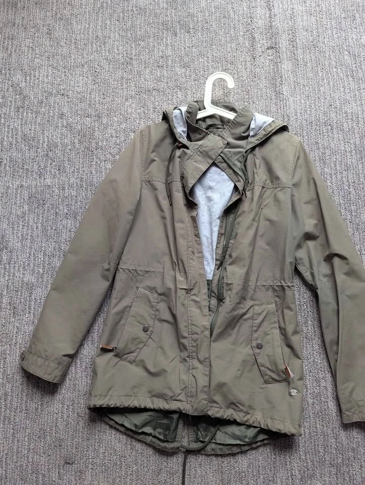 Olive Green Raincoat