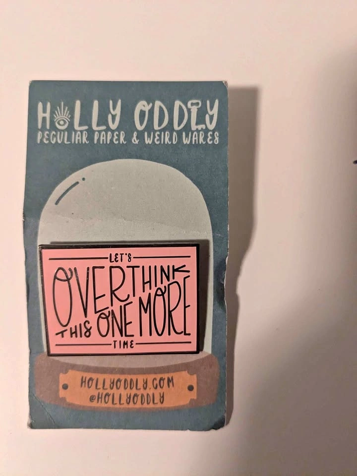 Overthink pin