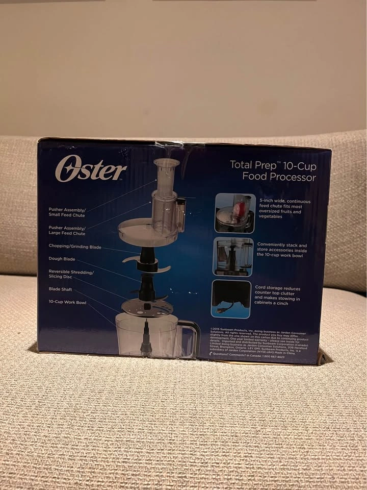 Oster 10-Cup Food Processor - Unopened - photo 2