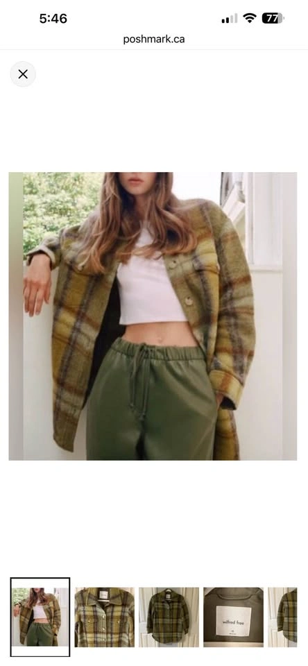 NEW ARITZIA Ganna Shirt Jacket XXS - photo 2