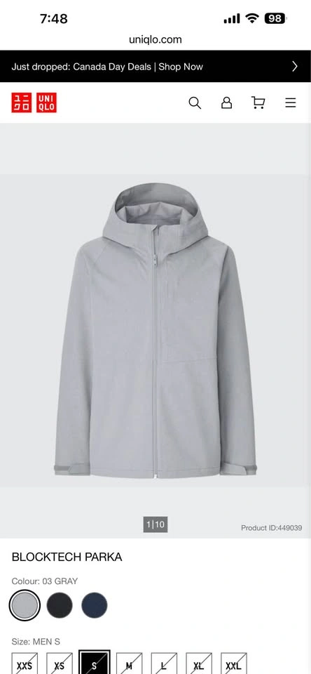UNIQLO MEN's blocktech parka - photo 5