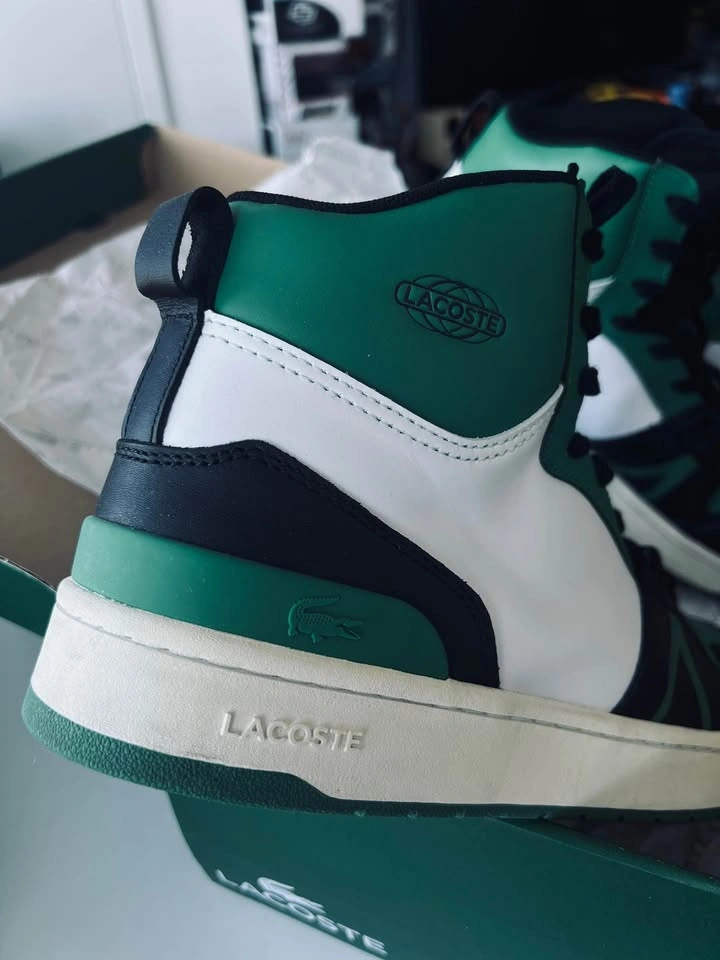 LACOSTE MEN's L001 Mid smooth leather sneakers - photo 3