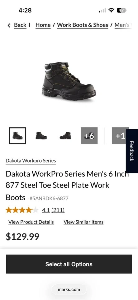 Dakota Steel-Toe work boots - photo 5