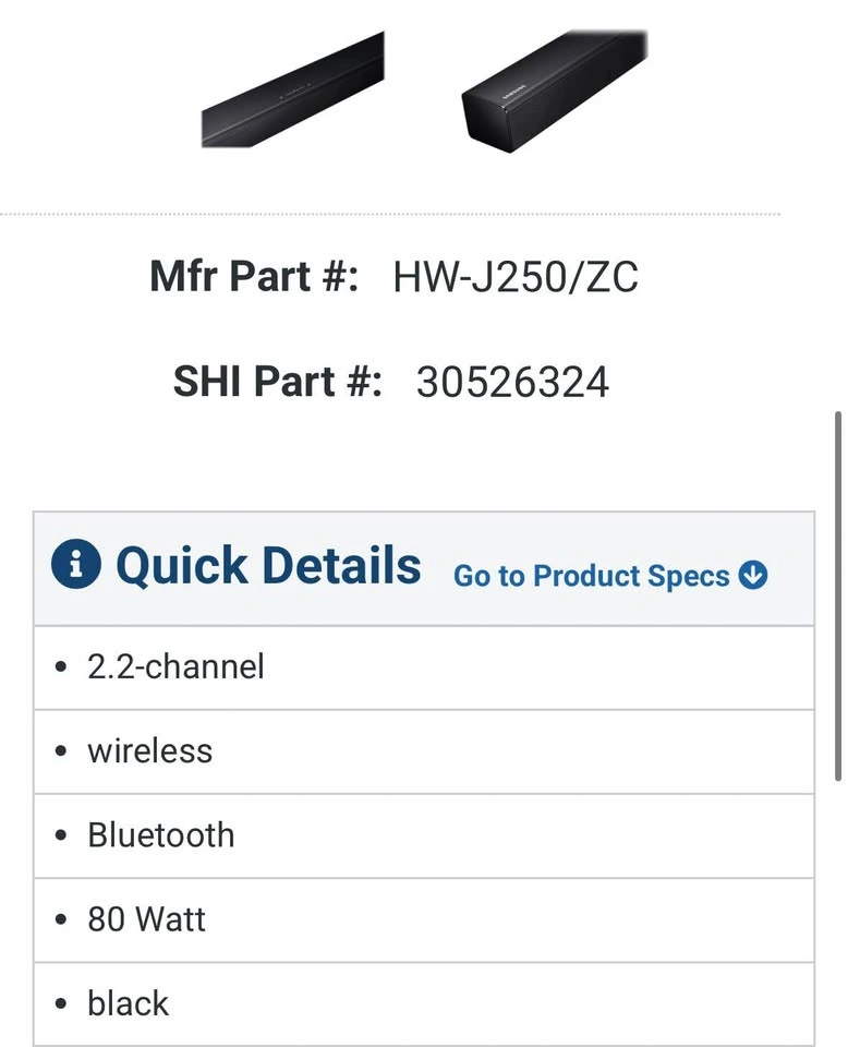 Samsung Soundbar - photo 3