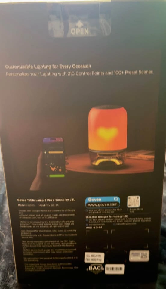 Govee Table Lamp 2 Pro x Sound by JBL - photo 3