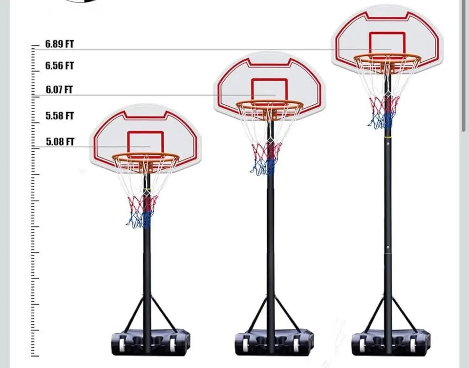 Touch Fish Kids Height-Adjustable Basketball Hoop image indicator(3)