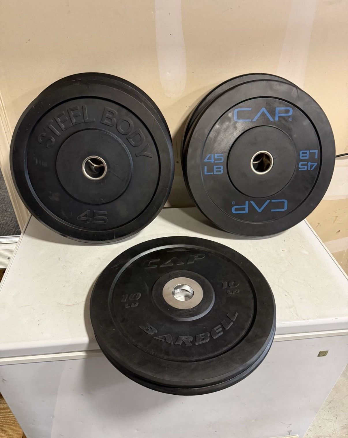 Olympic Bumper Weight Plates & Storage Trees - photo 2