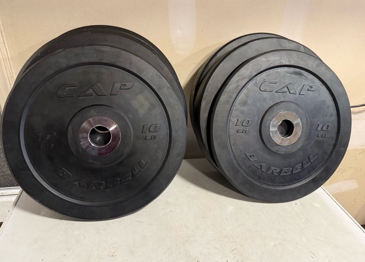 Olympic Bumper Weight Plates & Storage Trees - photo 5