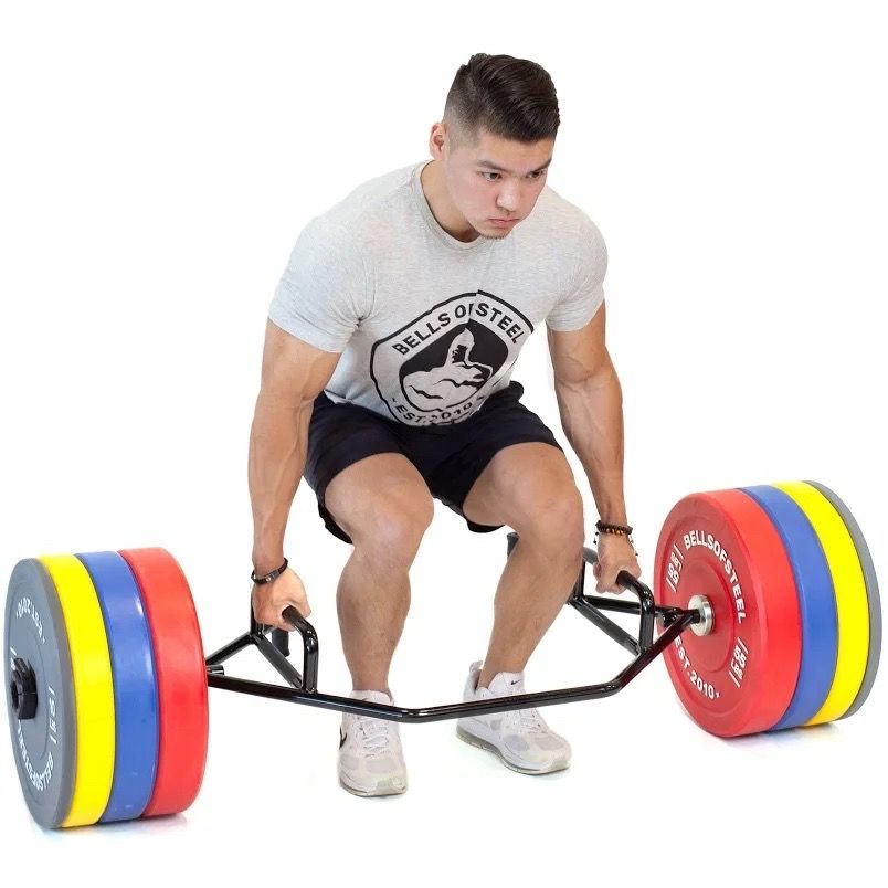 OPEN trap hex shrug deadlift OLYMPIC BARBELL - photo 3