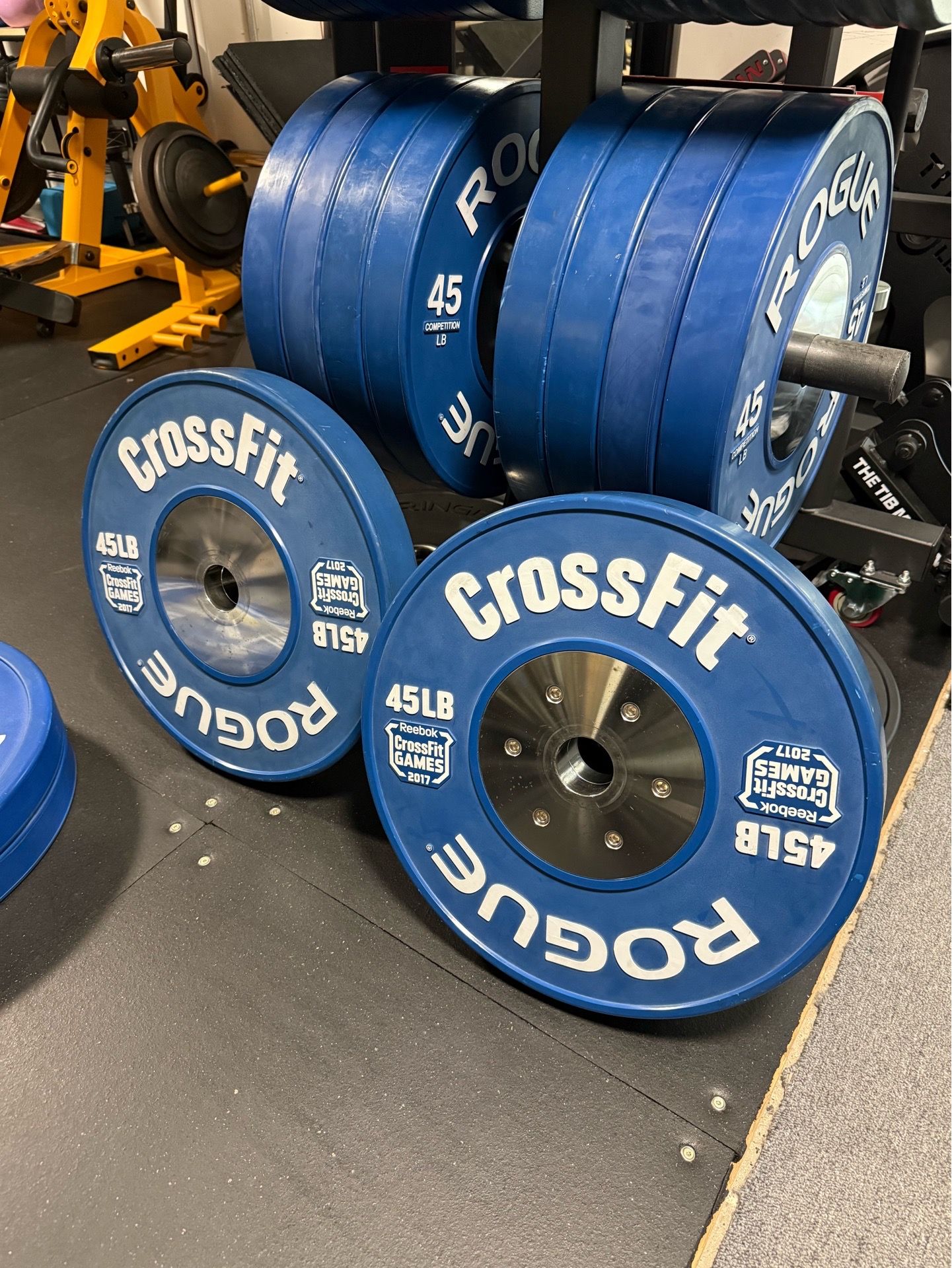 Rogue Fitness calibrated competition training Olympic bumper pla - photo 3