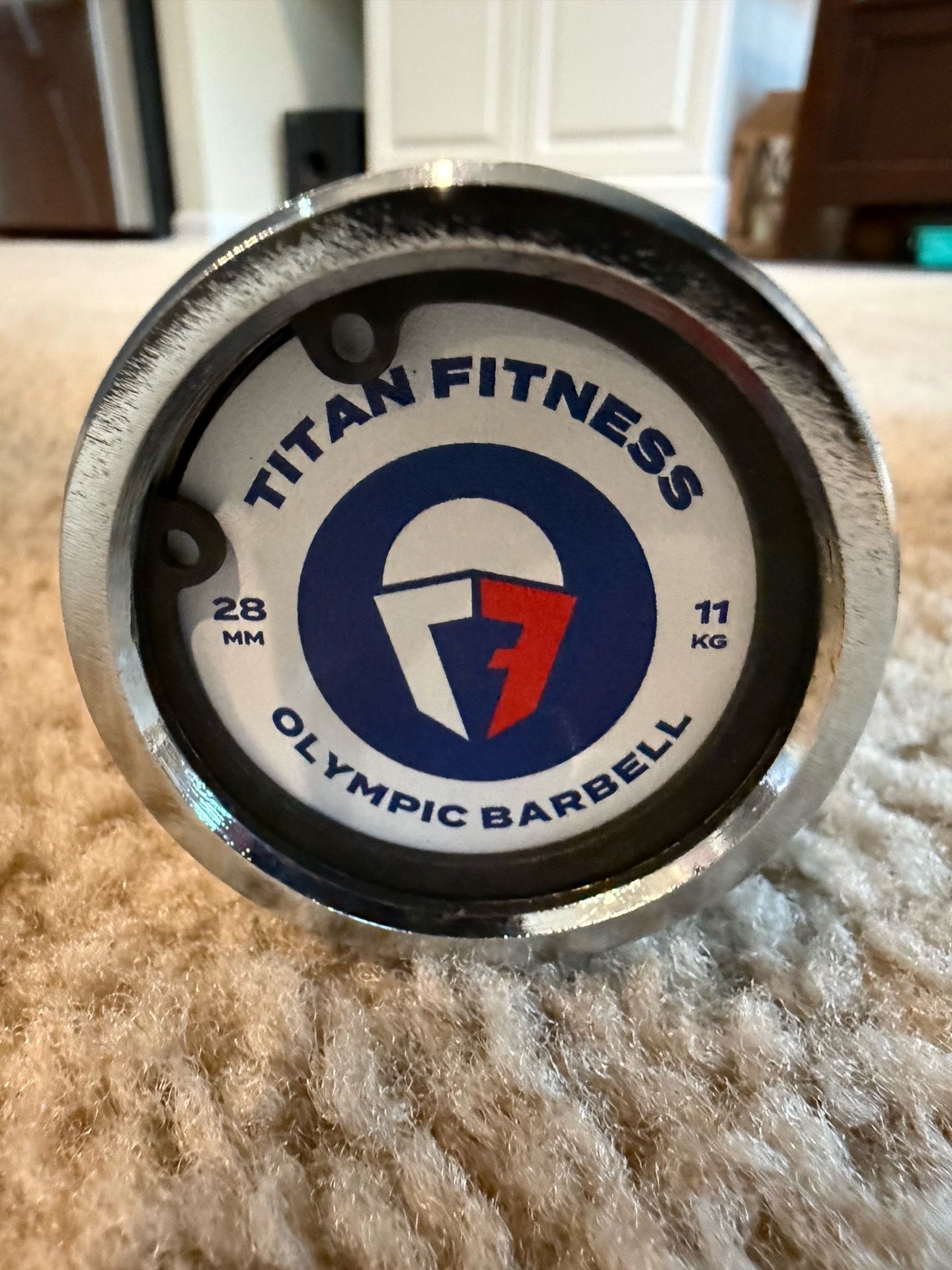 Brand new Titan fitness 5 foot Olympic barbell - photo 3