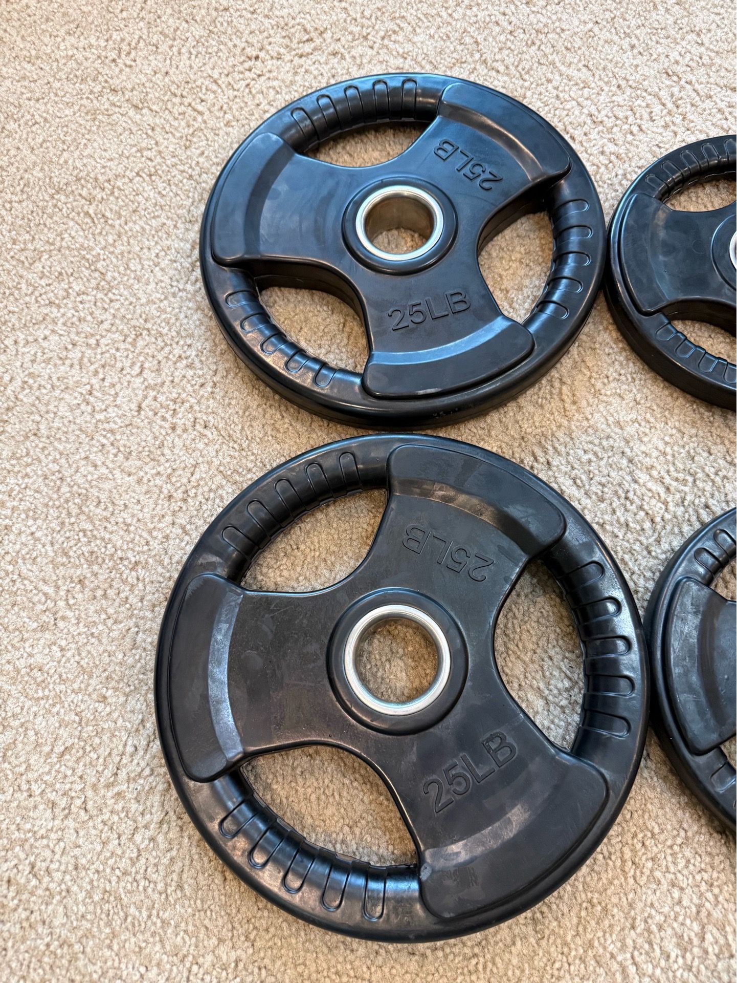 Olympic rubber urethane bumper Weight Plate Set - photo 2