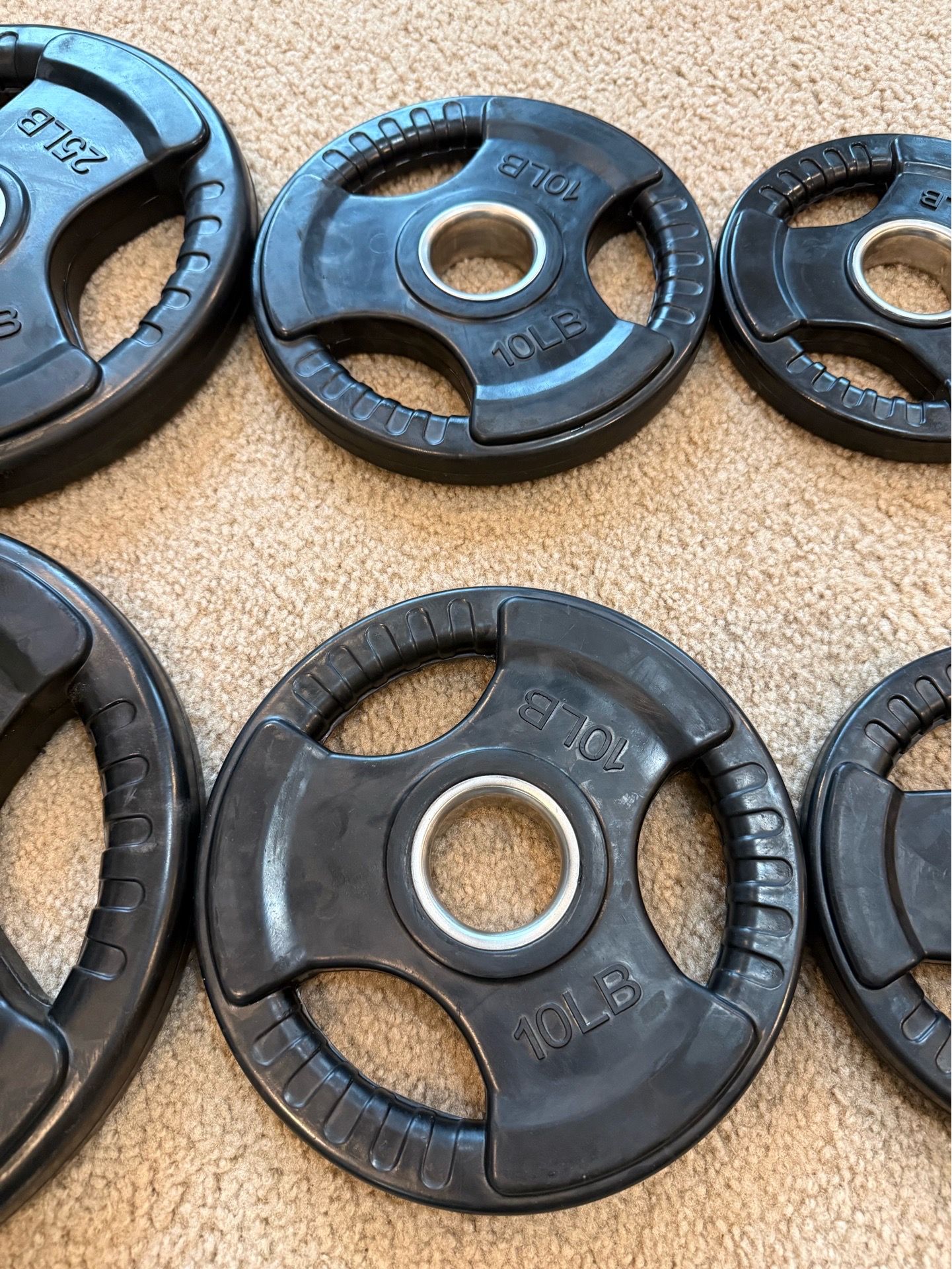 Olympic rubber urethane bumper Weight Plate Set - photo 3
