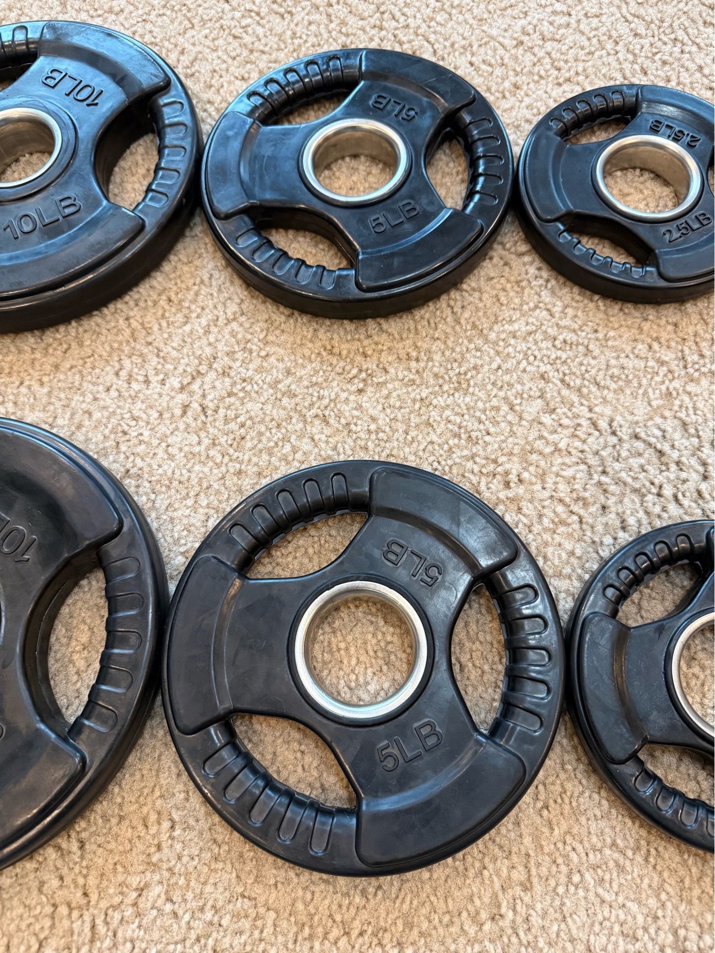Olympic rubber urethane bumper Weight Plate Set - photo 4