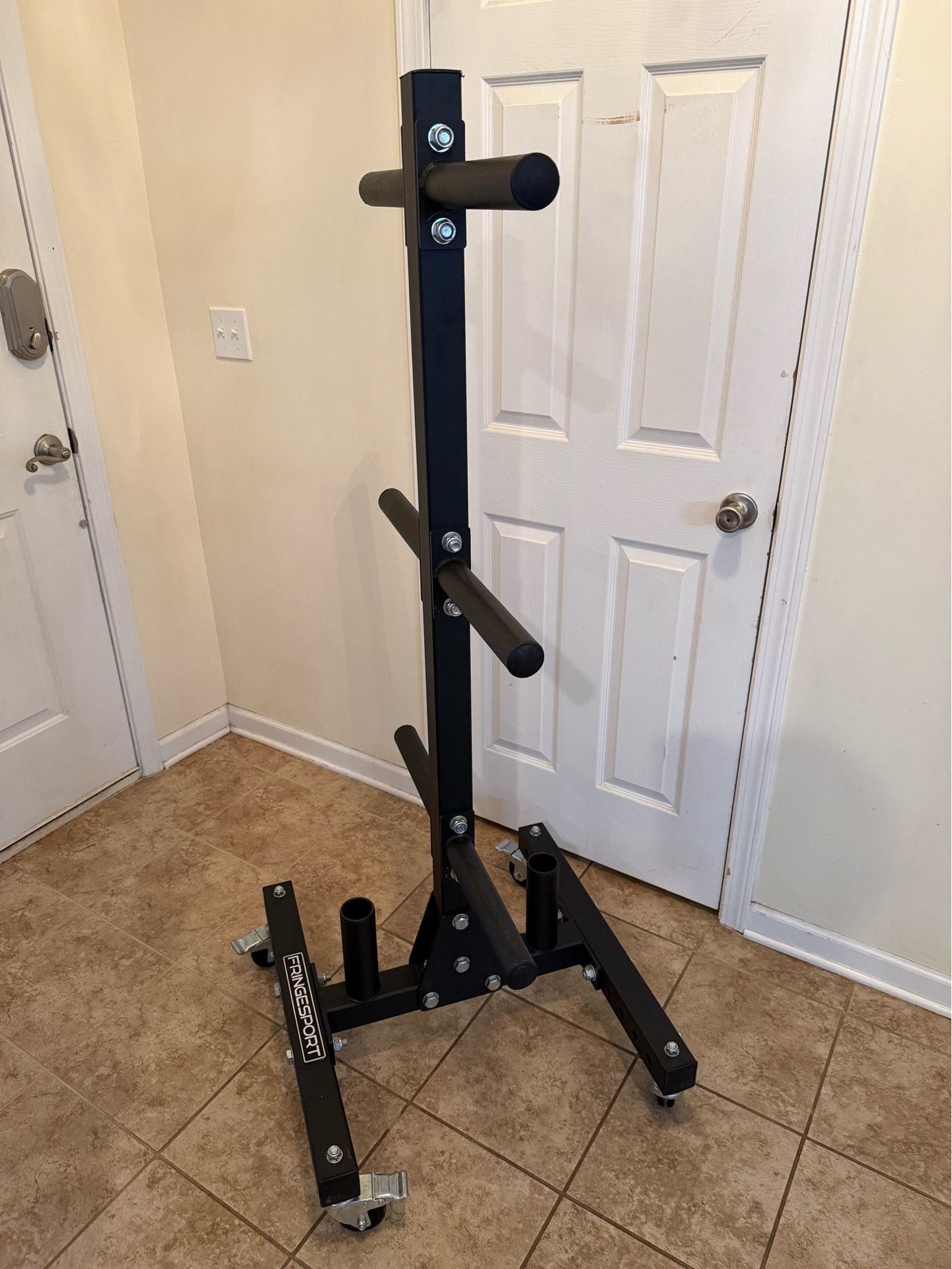 Fringe Sport Olympic Weight Plate & Barbell Storage Tree - photo 3