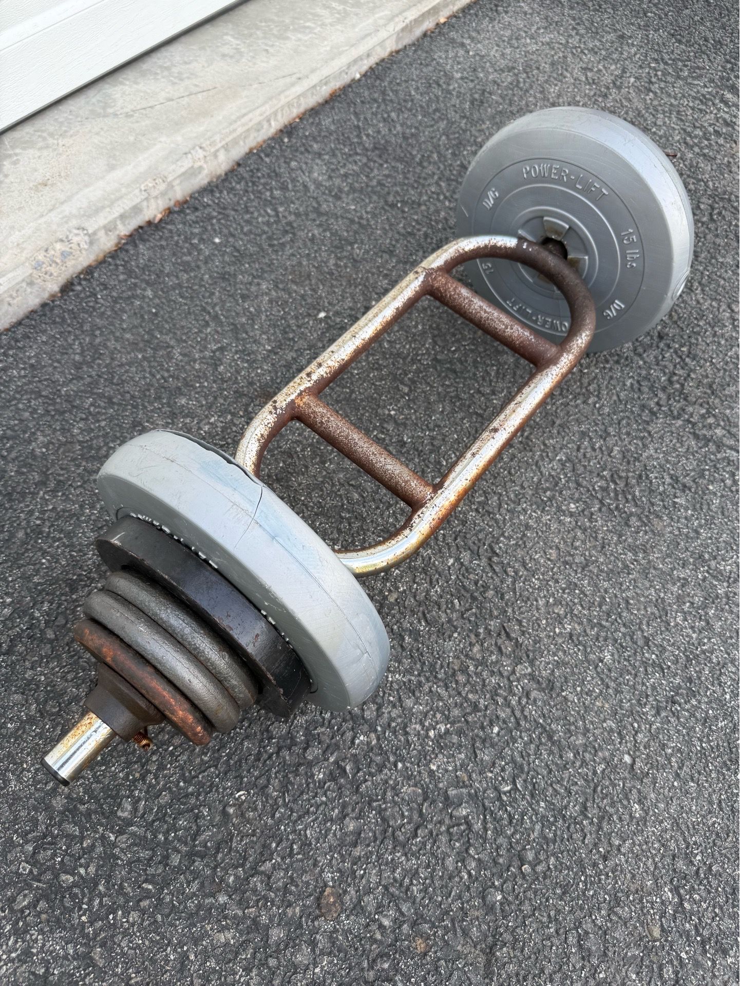 Standard Barbell and 66 pounds of Weight Plates