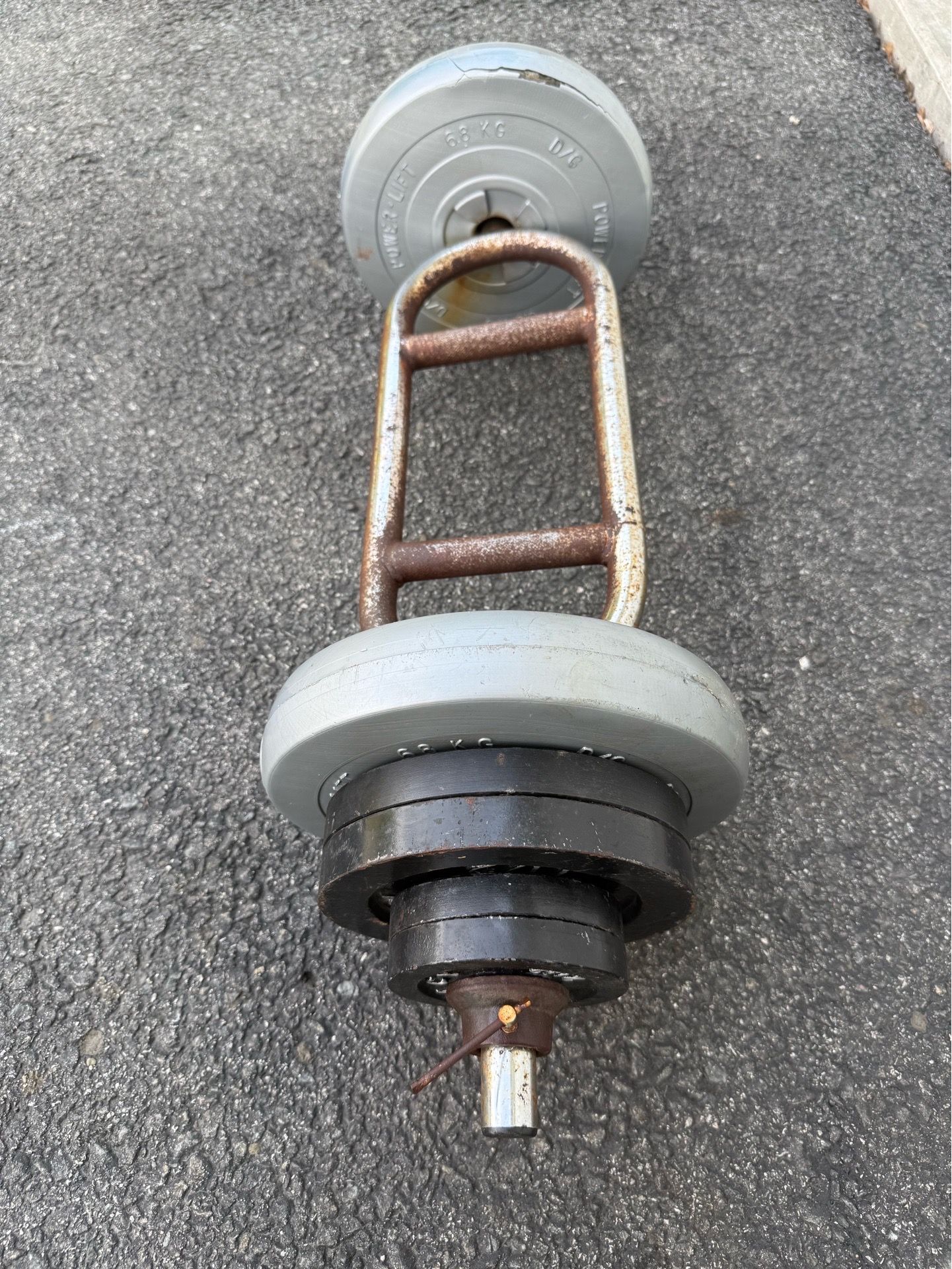 Standard Barbell and 66 pounds of Weight Plates - photo 2