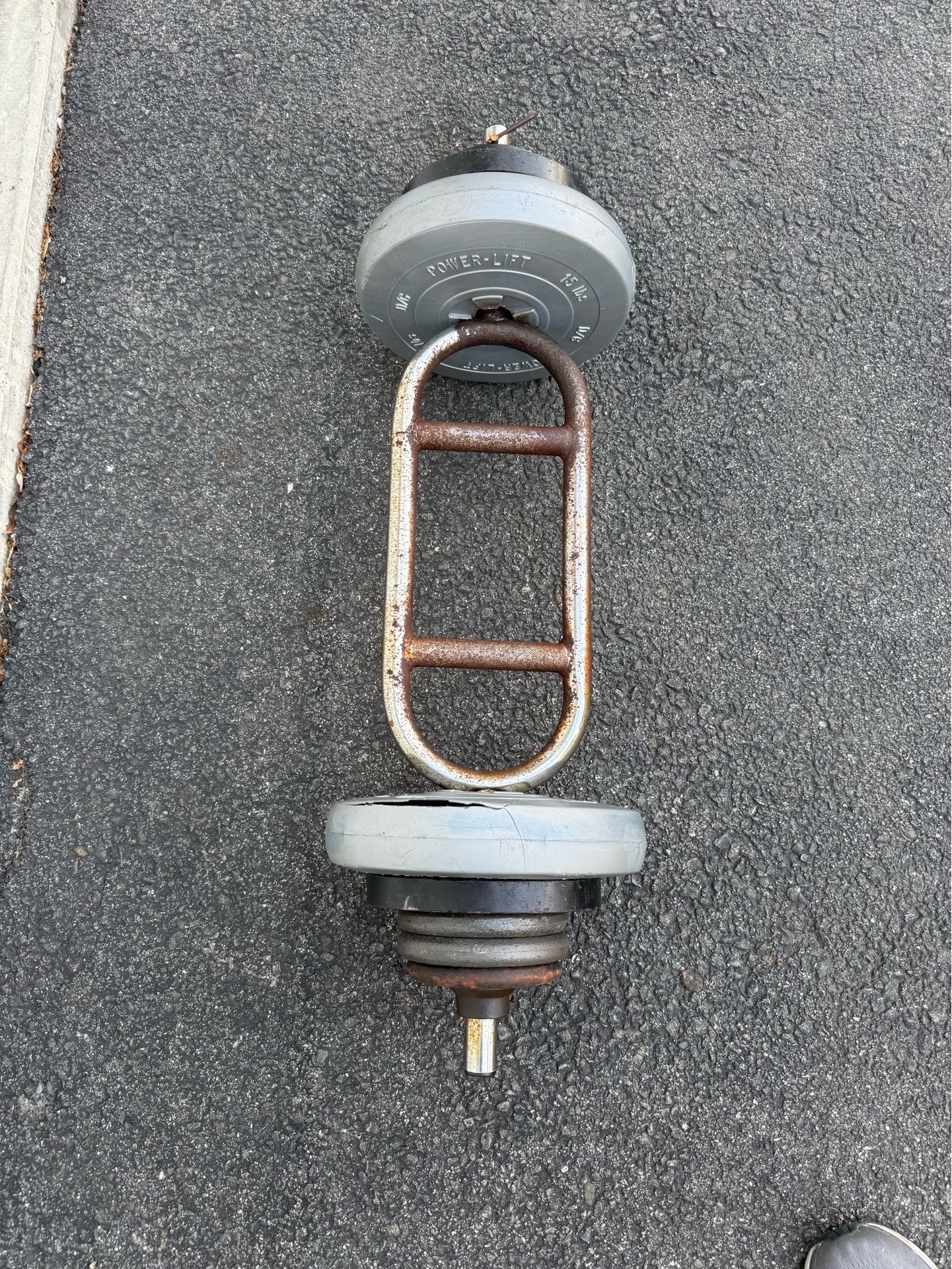 Standard Barbell and 66 pounds of Weight Plates - photo 3