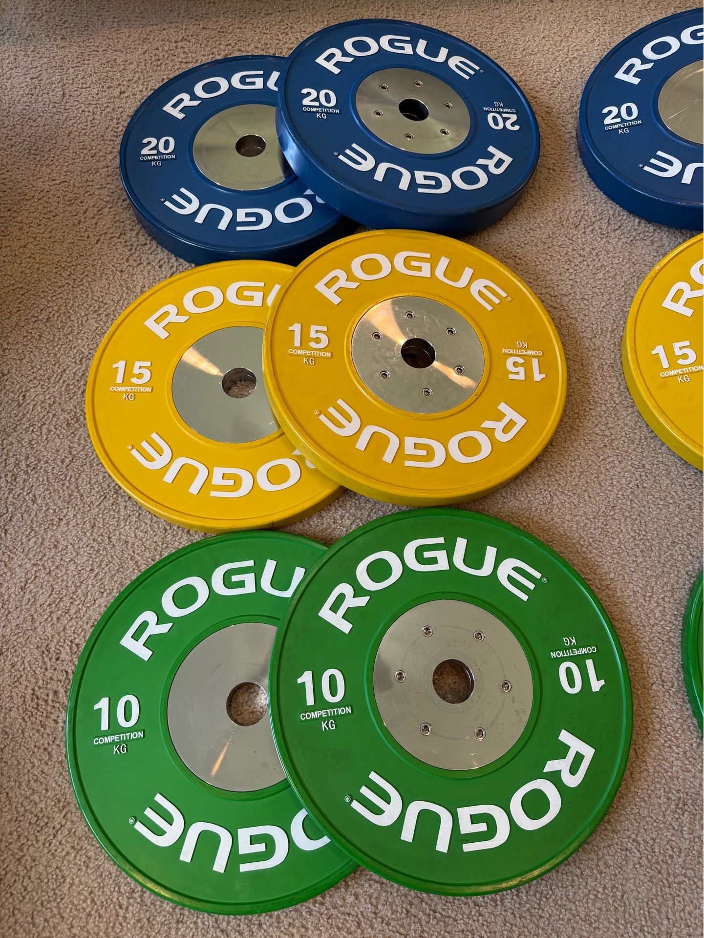 Rogue Fitness KG COMPETITION CALIBRATED OLYMPIC BUMPER WEIGHT PL - photo 3
