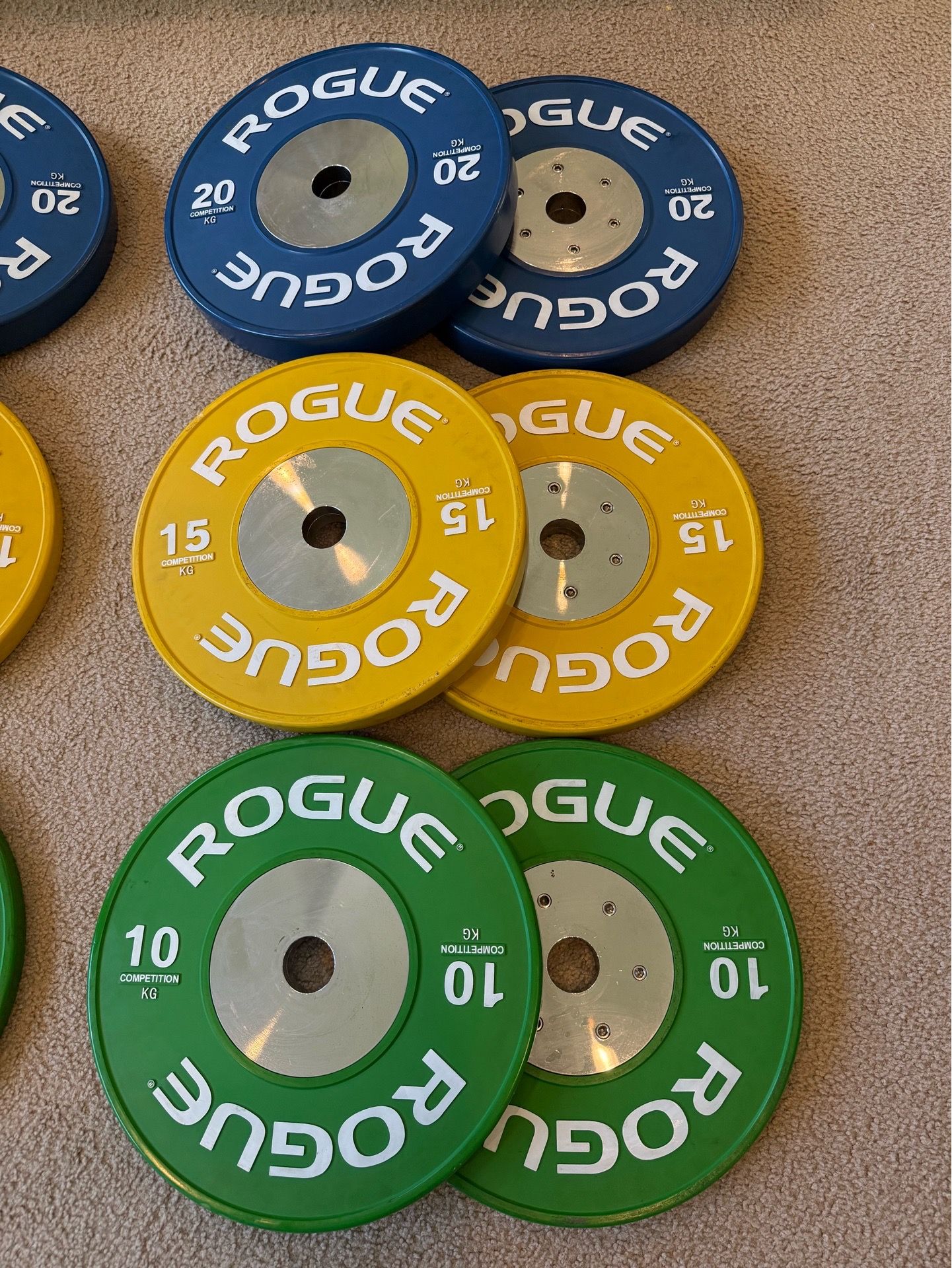Rogue Fitness KG COMPETITION CALIBRATED OLYMPIC BUMPER WEIGHT PL - photo 4