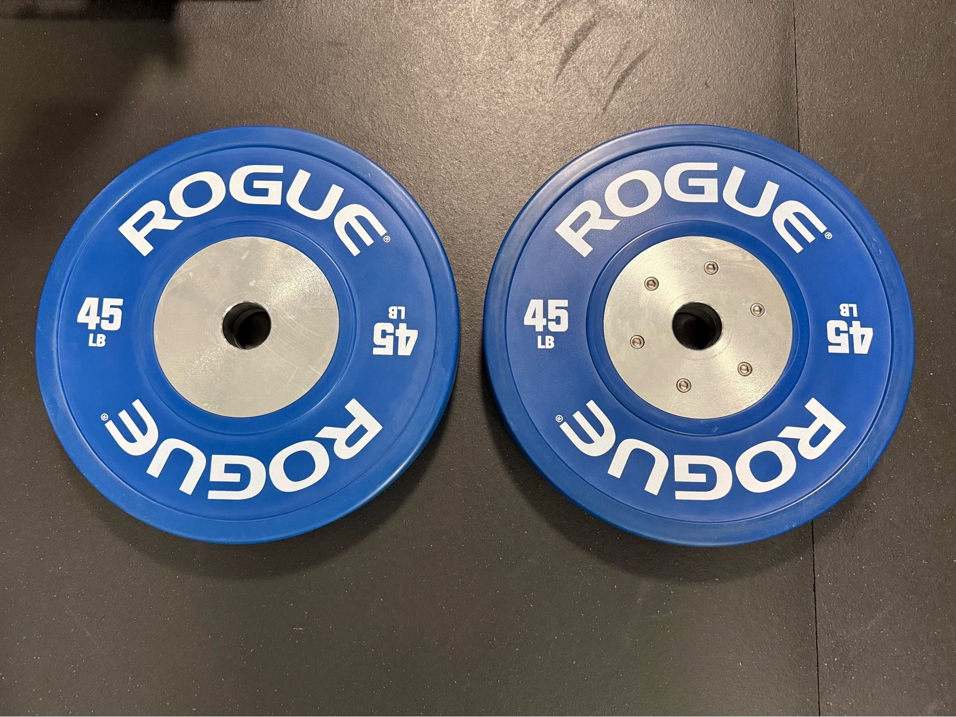 Rogue Fitness Color LB calibrated training Olympic bumper plate