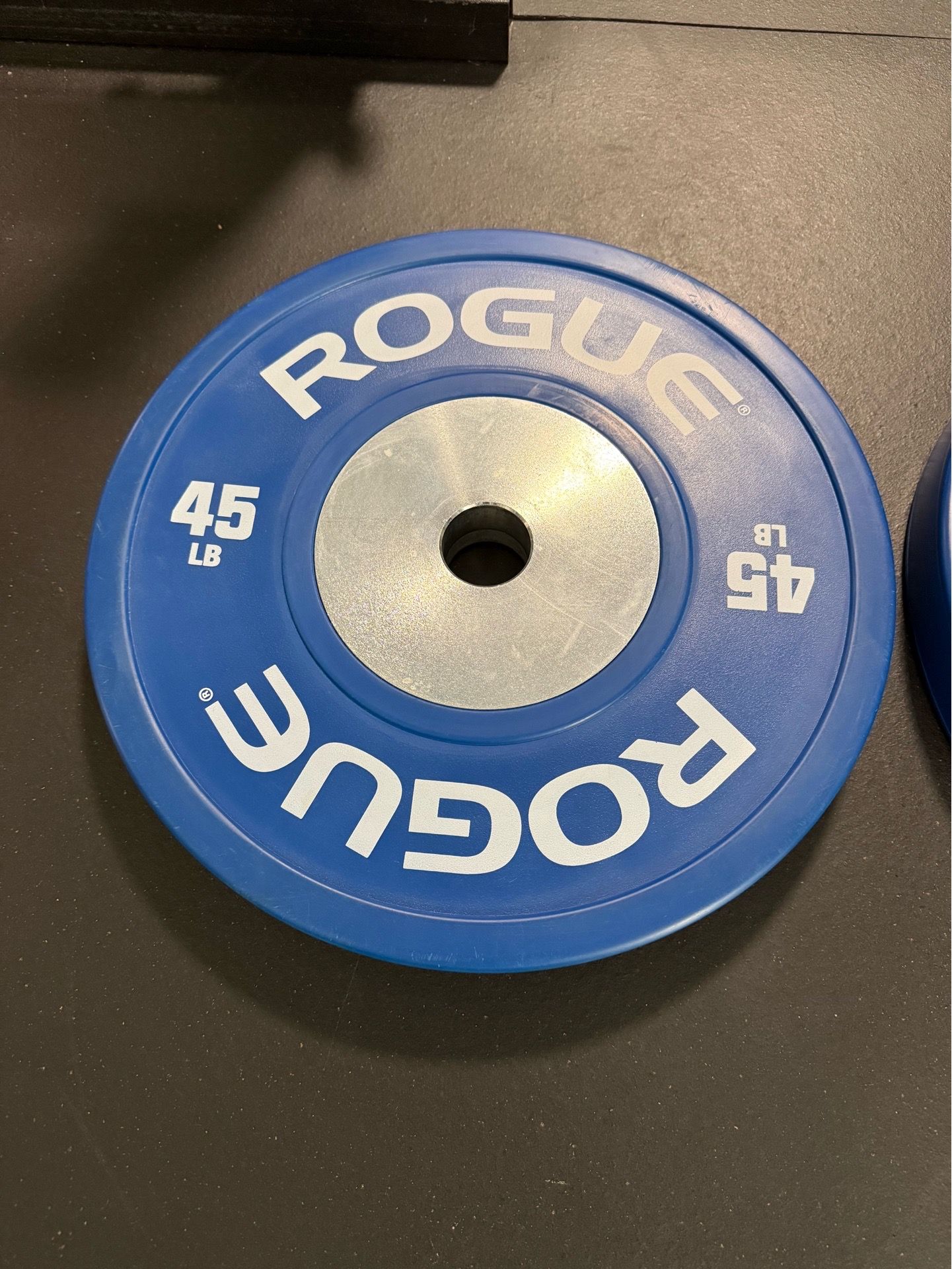 Rogue Fitness Color LB calibrated training Olympic bumper plate - photo 3