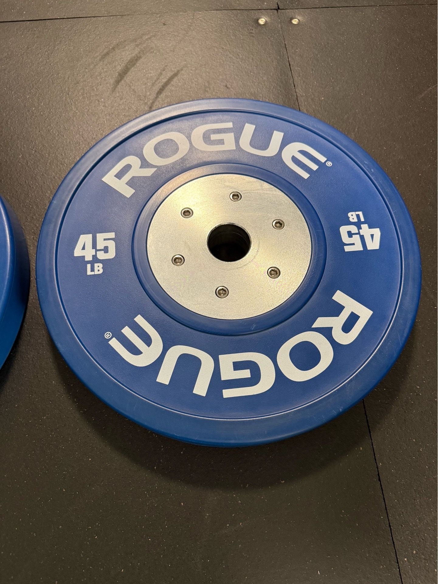 Rogue Fitness Color LB calibrated training Olympic bumper plate - photo 4