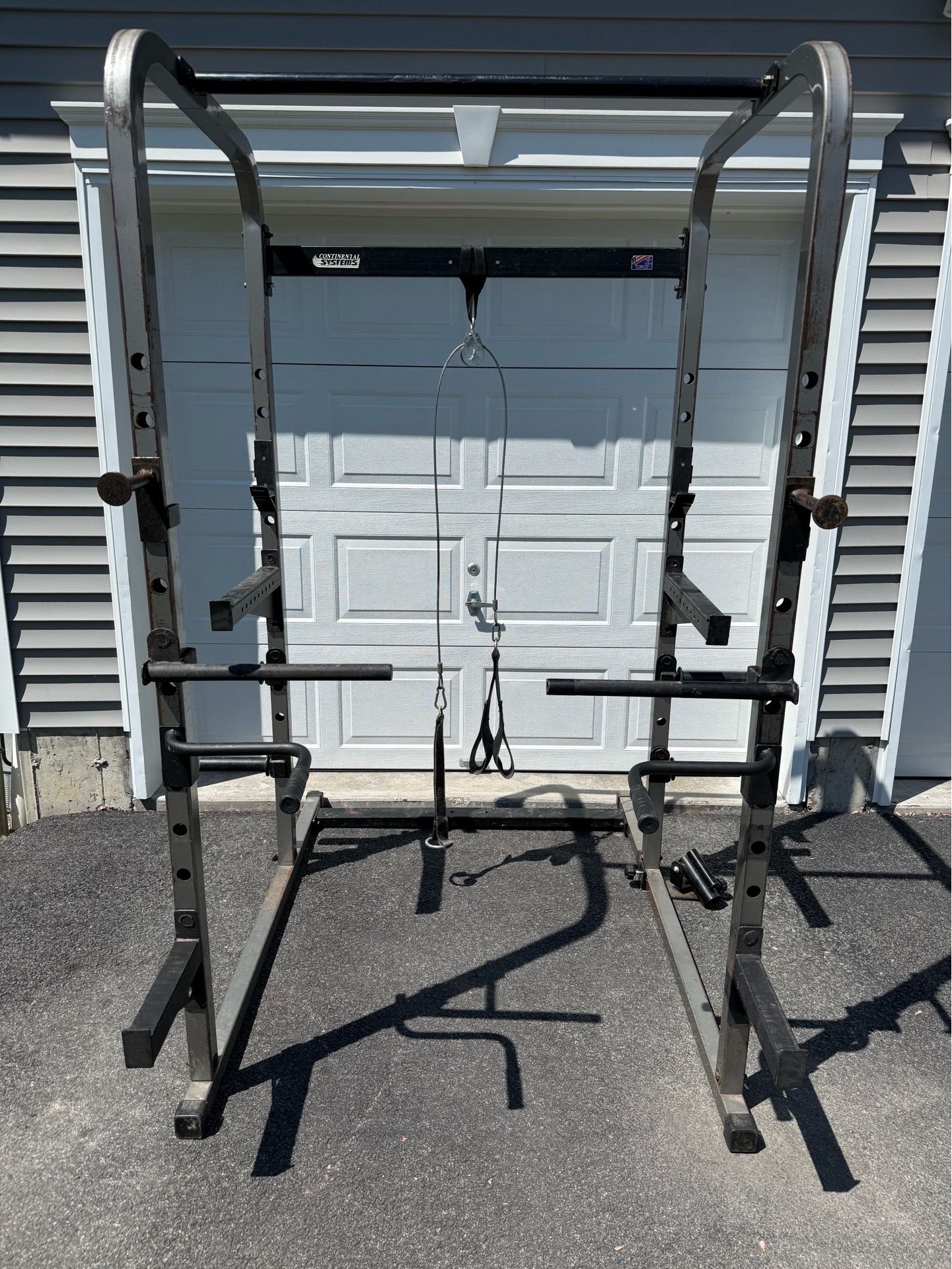 Fully Loaded Squat & Bench Press Rack Cage with Accessories