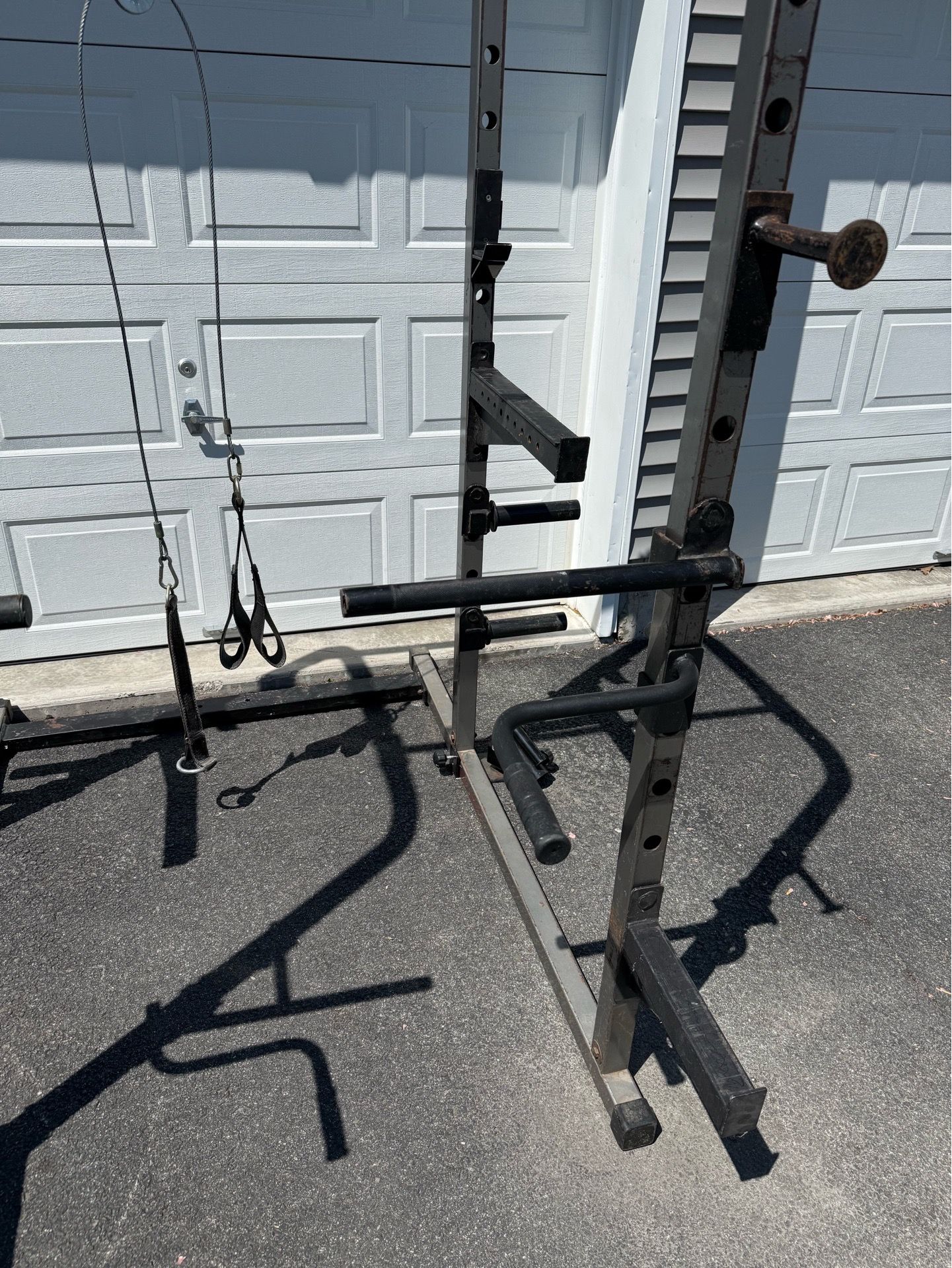 Fully Loaded Squat & Bench Press Rack Cage with Accessories - photo 4