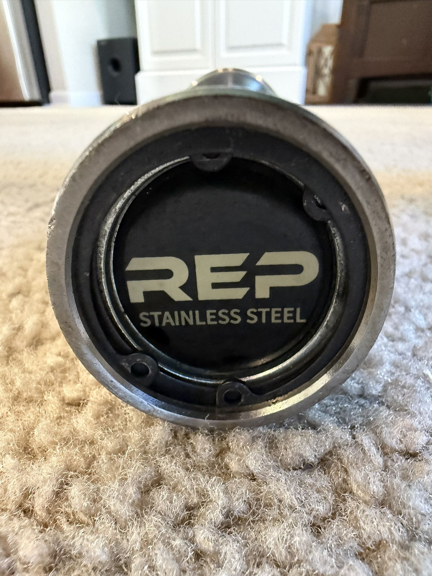 Rep Fitness Stainless Steel Rackable Ez Curl Olympic Barbell - photo 3