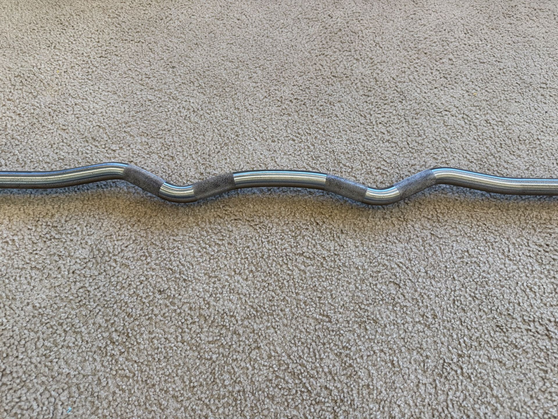 Rep Fitness Stainless Steel Rackable Ez Curl Olympic Barbell - photo 5