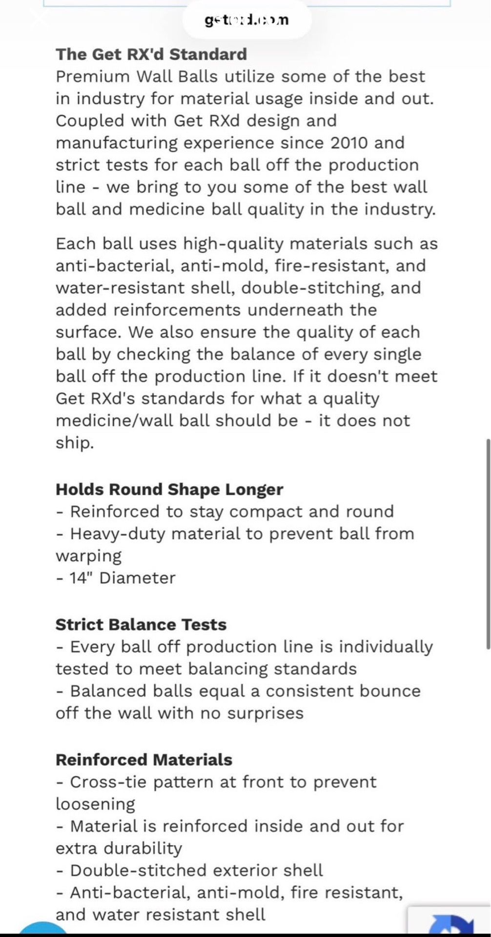 Get RXd Slam Ball & Wall Ball - photo 4