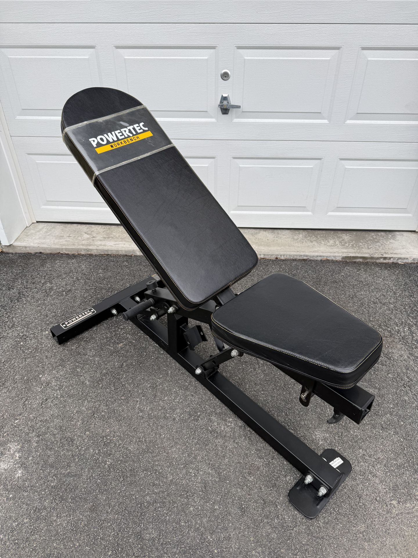 Powertec adjustable gym weight bench FID