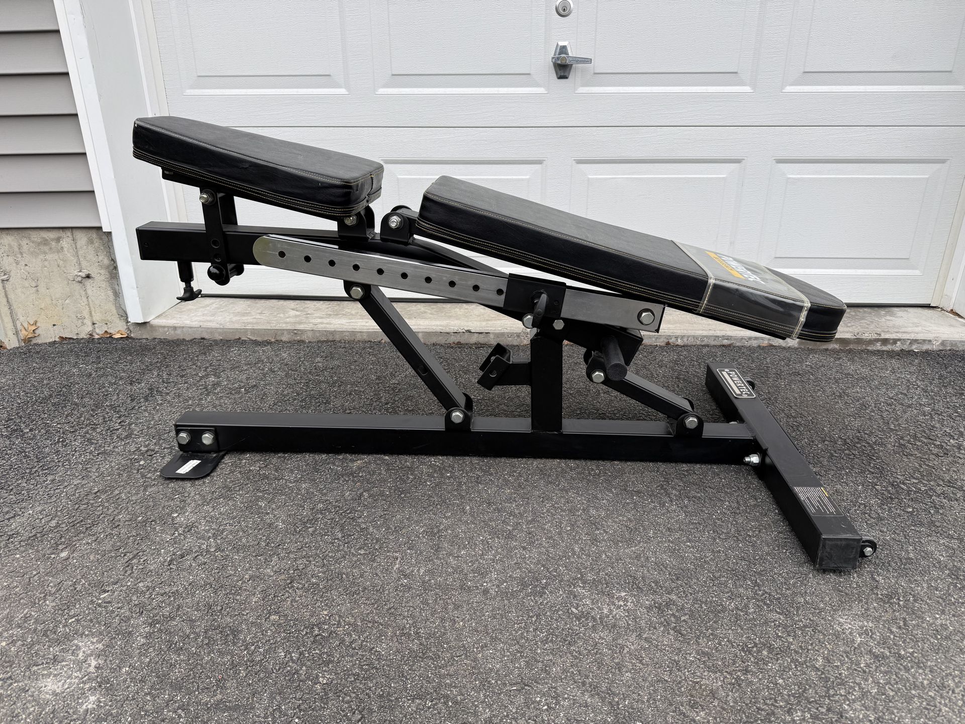 Powertec adjustable gym weight bench FID - photo 3