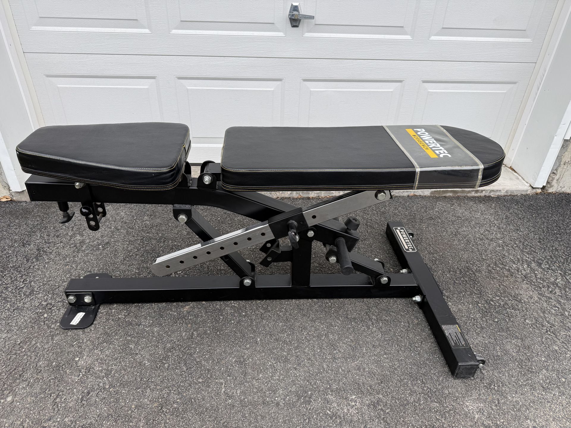 Powertec adjustable gym weight bench FID - photo 4