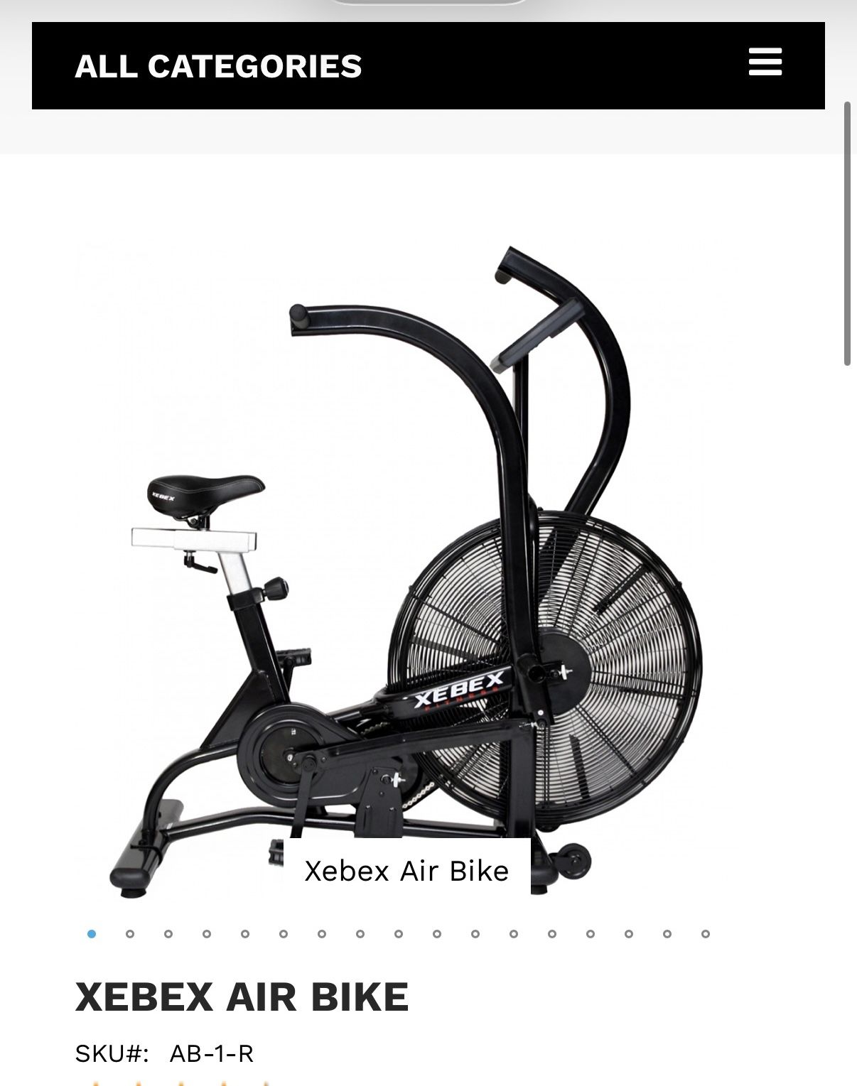 Xebex air assault fan bike - photo 2