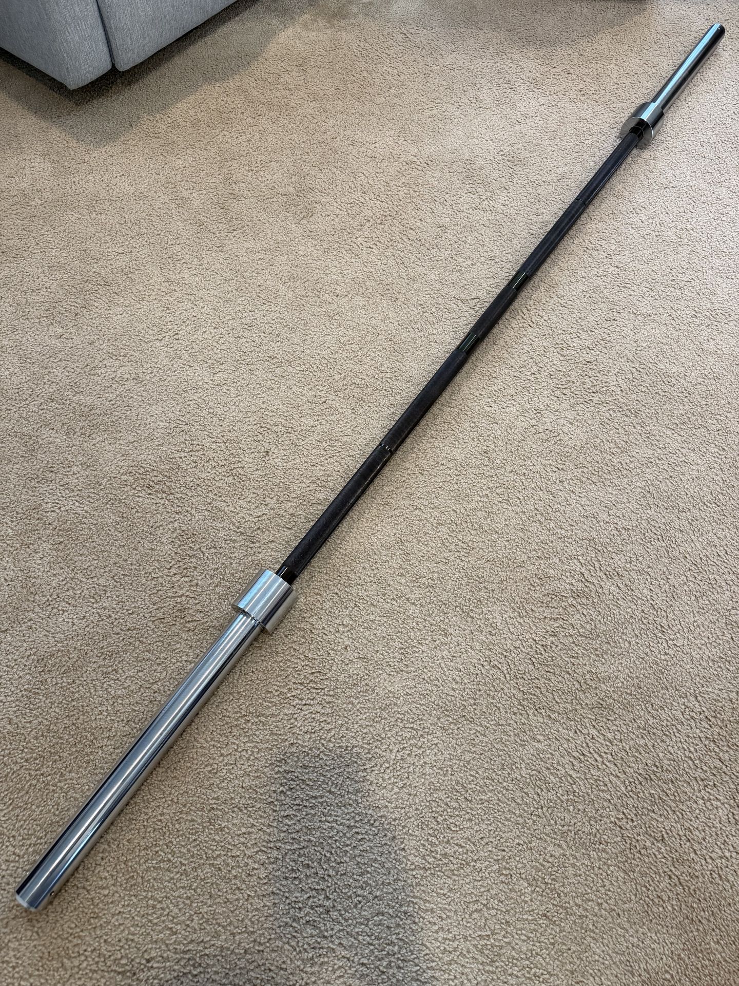 Texas MONSTER Squat Bar Powerlifting Olympic Barbell - photo 3