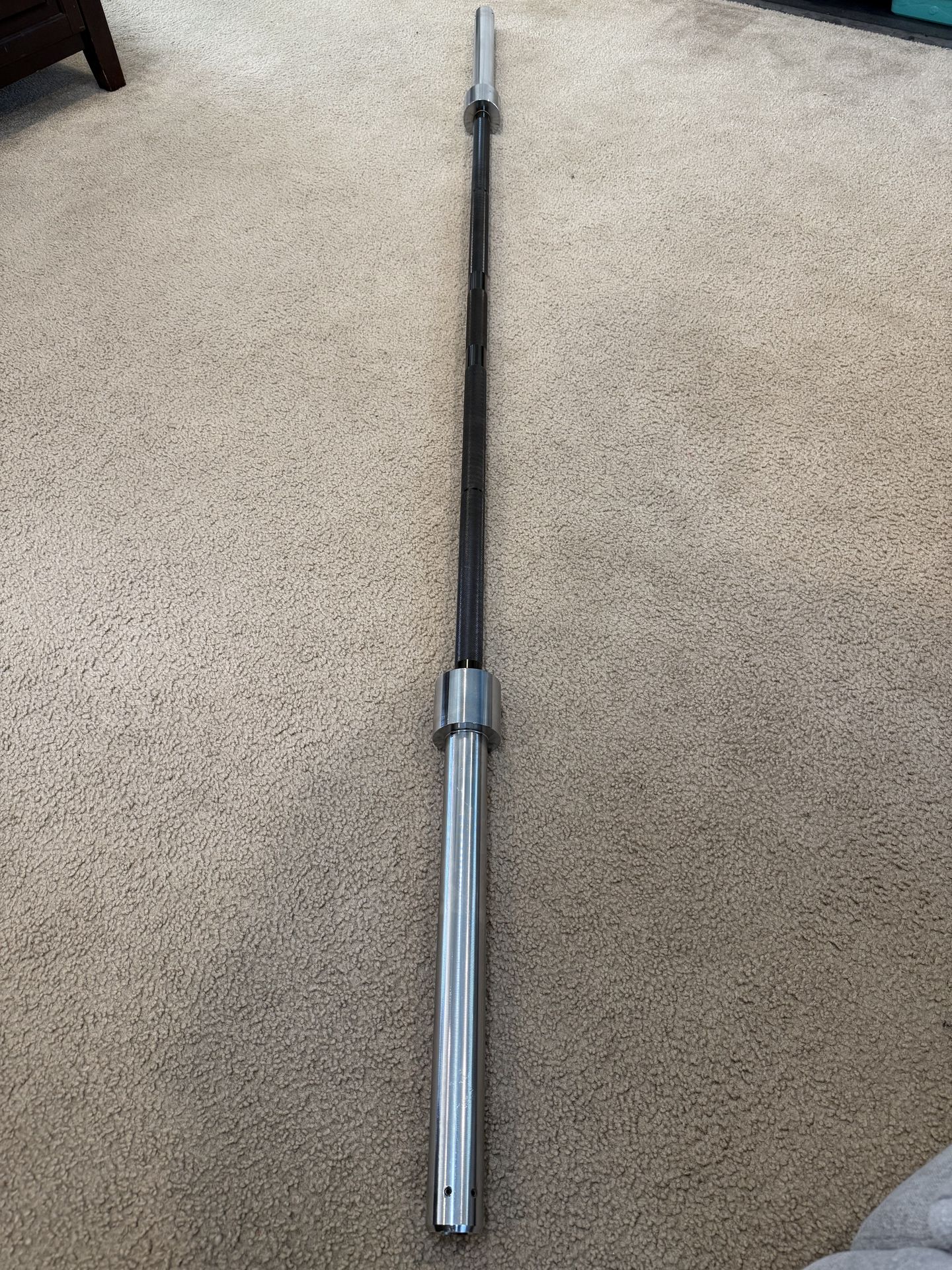 Texas MONSTER Squat Bar Powerlifting Olympic Barbell - photo 4