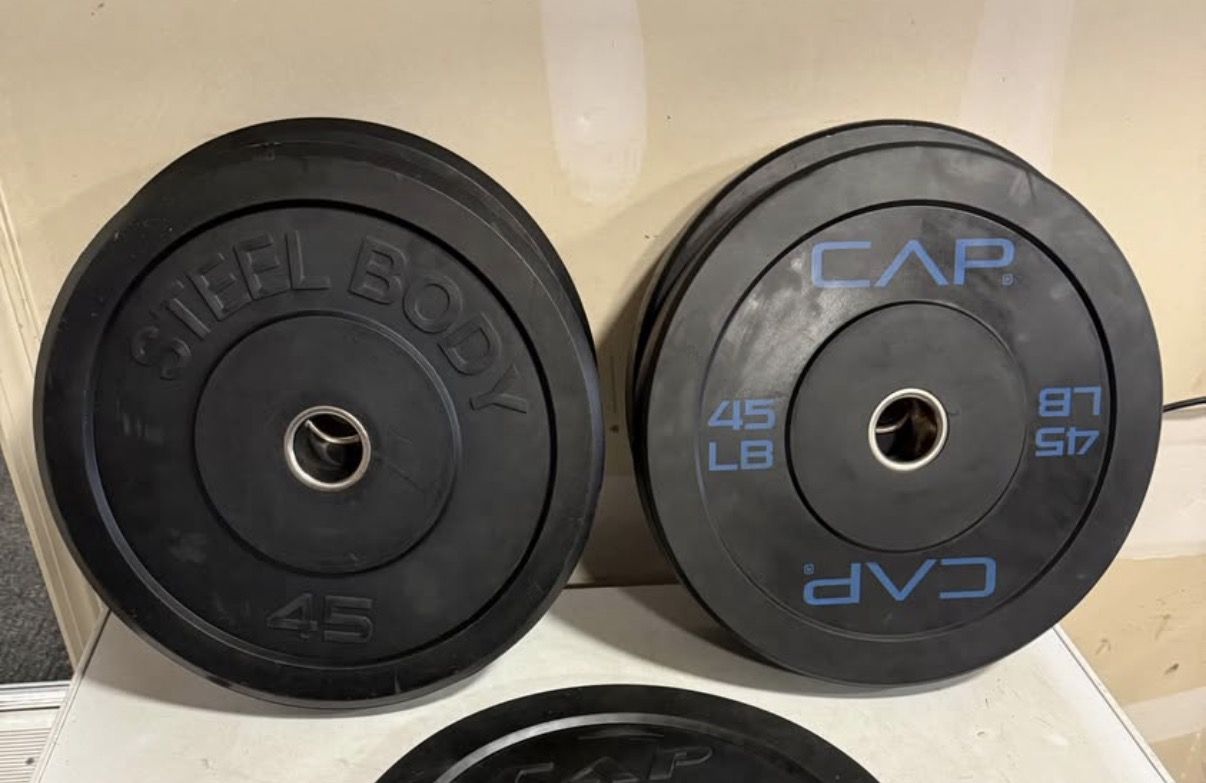 Olympic Rubber Bumper Weight Plates - photo 4