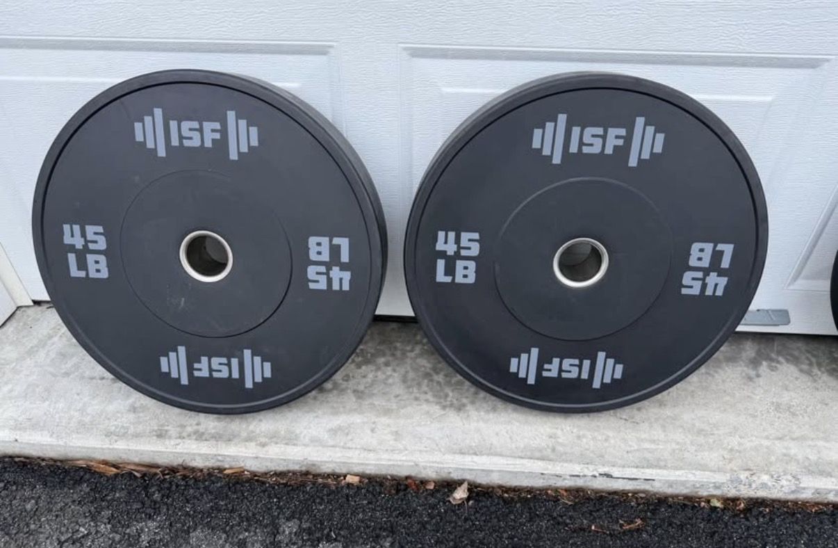 Olympic Rubber Bumper Weight Plates - photo 5