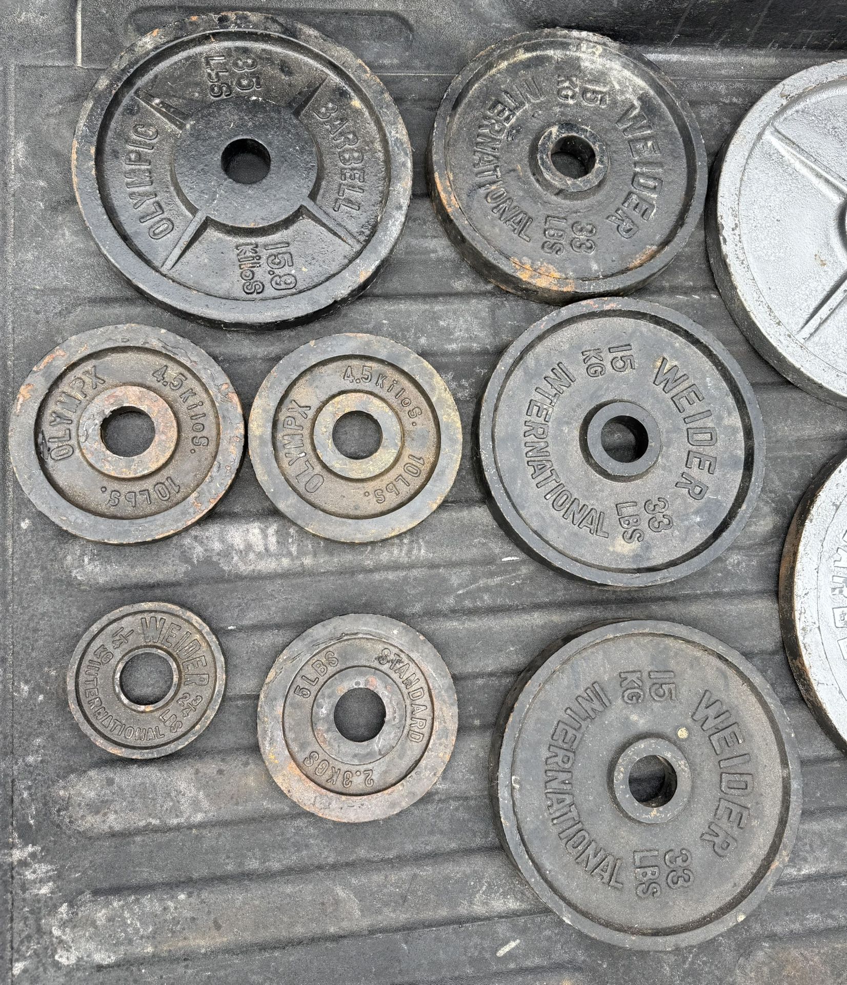 Olympic Weight Plates And Dumbbells $1 A Pound - photo 3