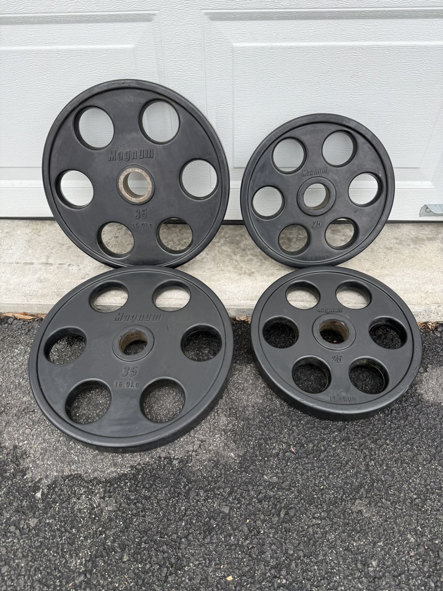 Magnum Urethane Olympic 6 Shooter Bumper Plate Sets