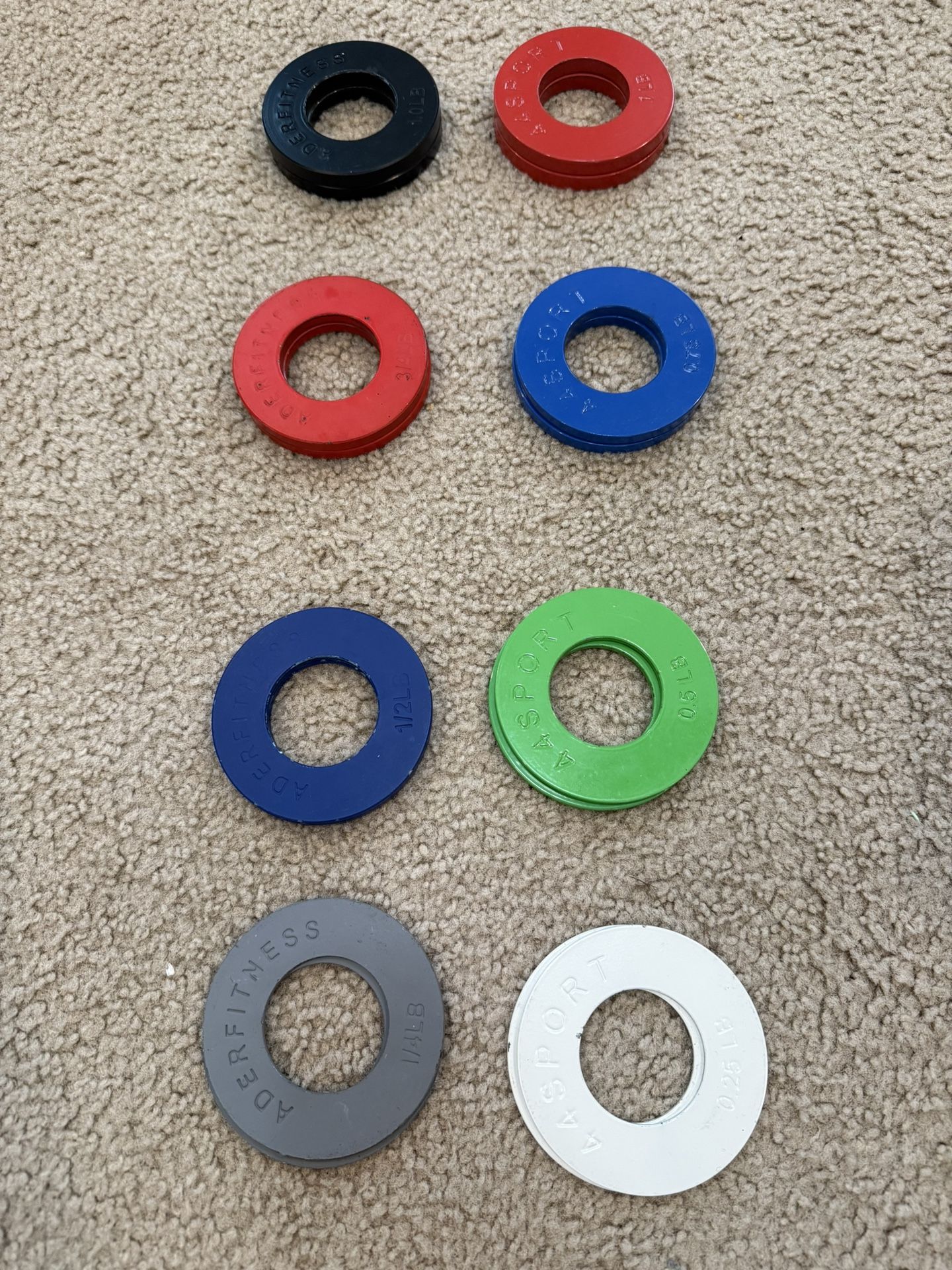 Full Fractional Olympic Weight Plate Set
