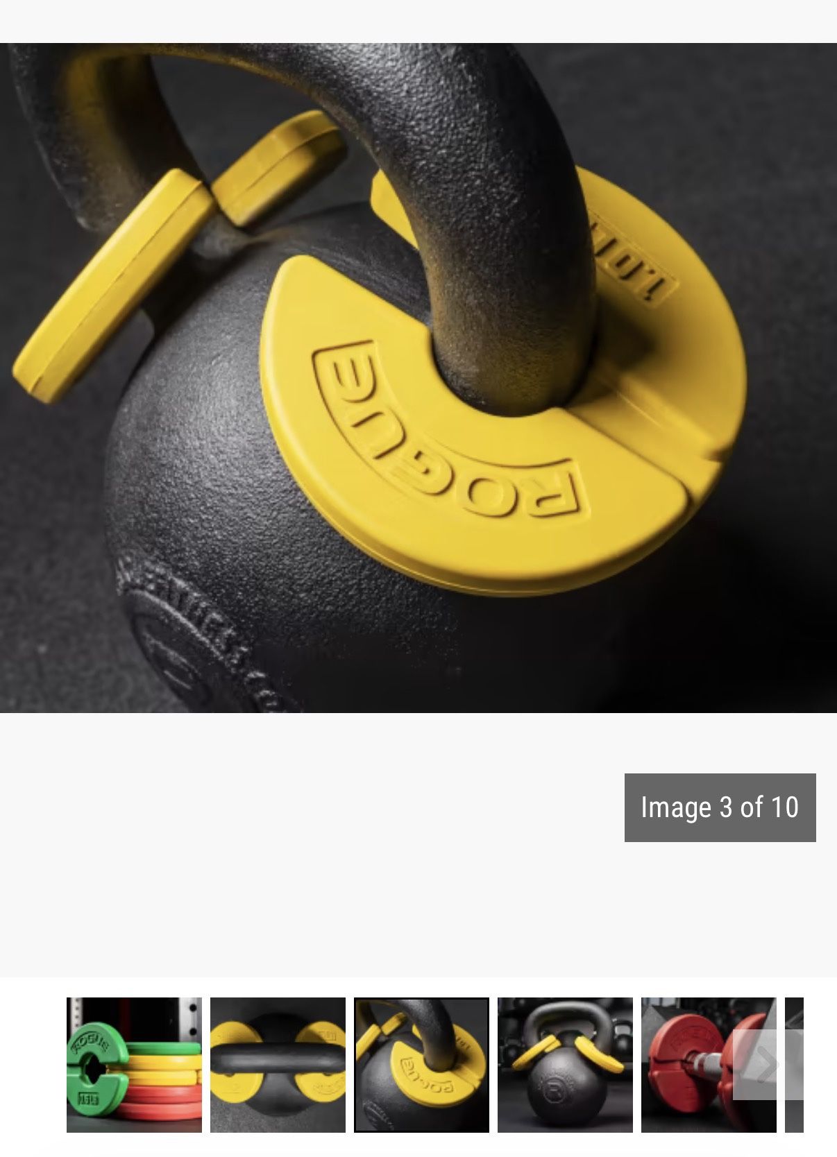 Rogue Fitness Add-On Kettlebell & Dumbbell Rubber Change Plates - photo 3