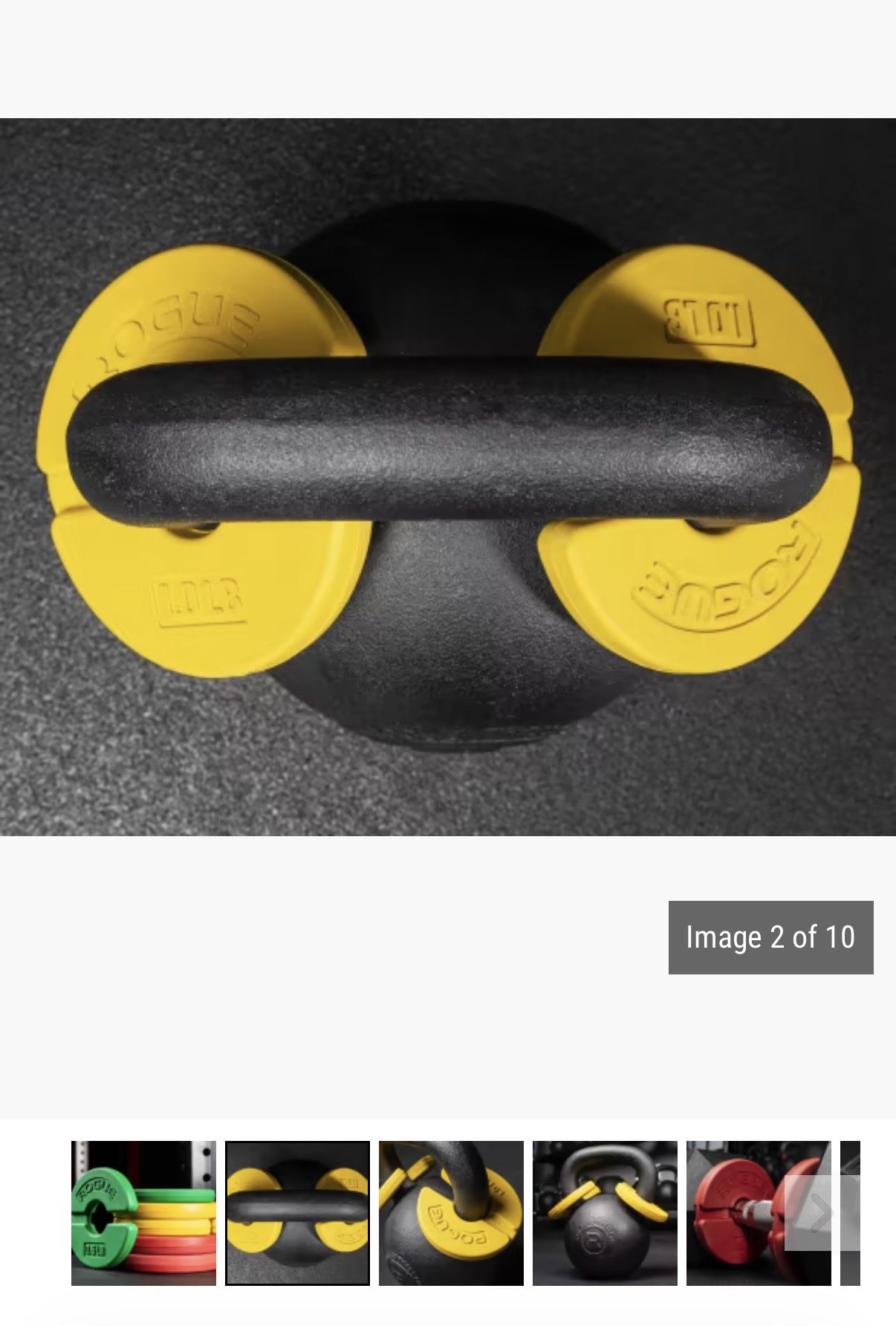 Rogue Fitness Add-On Kettlebell & Dumbbell Rubber Change Plates - photo 4