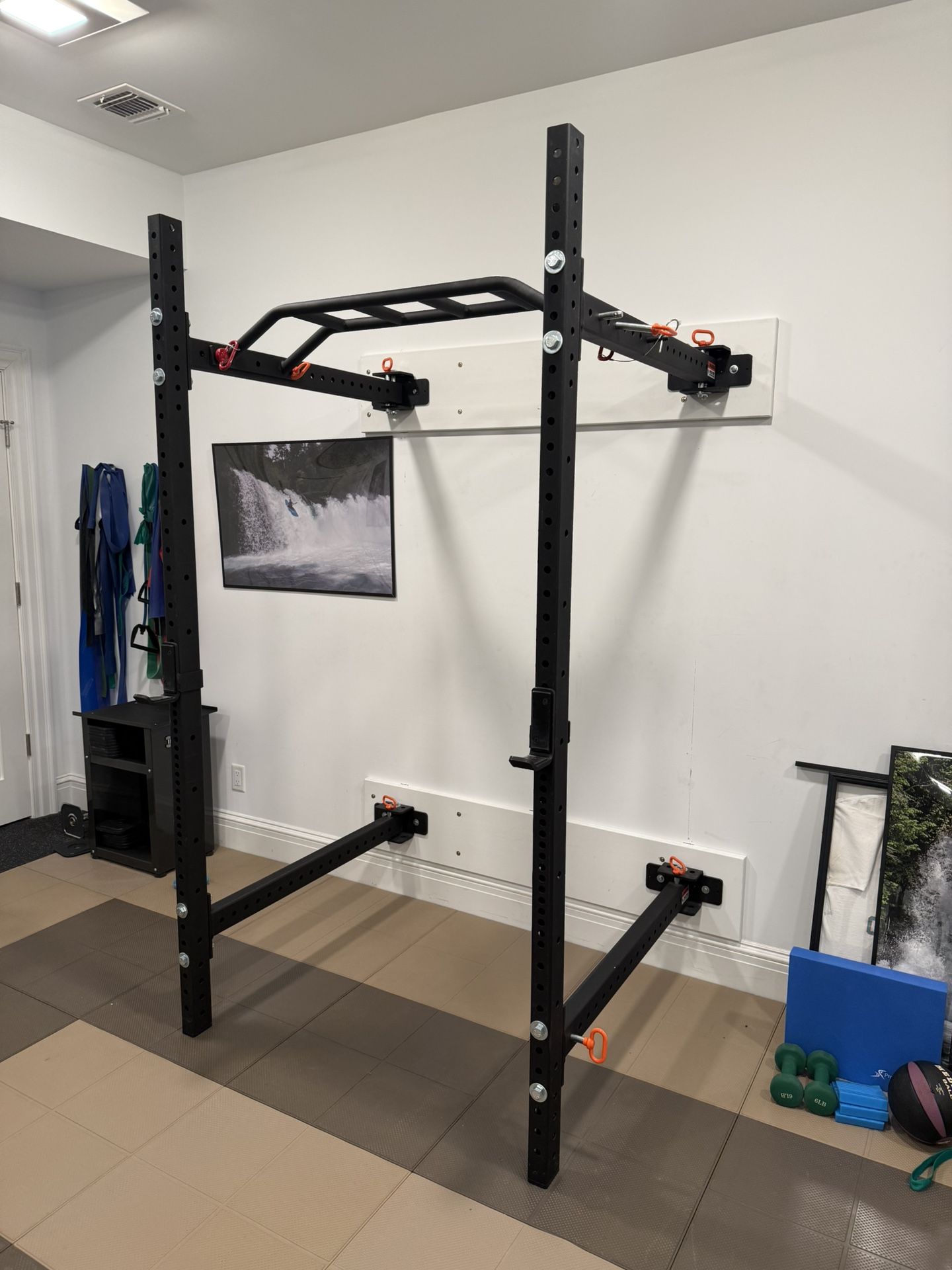 Rogue Fitness Fold Back Wall Mount Squat Rack With Attachments - photo 4