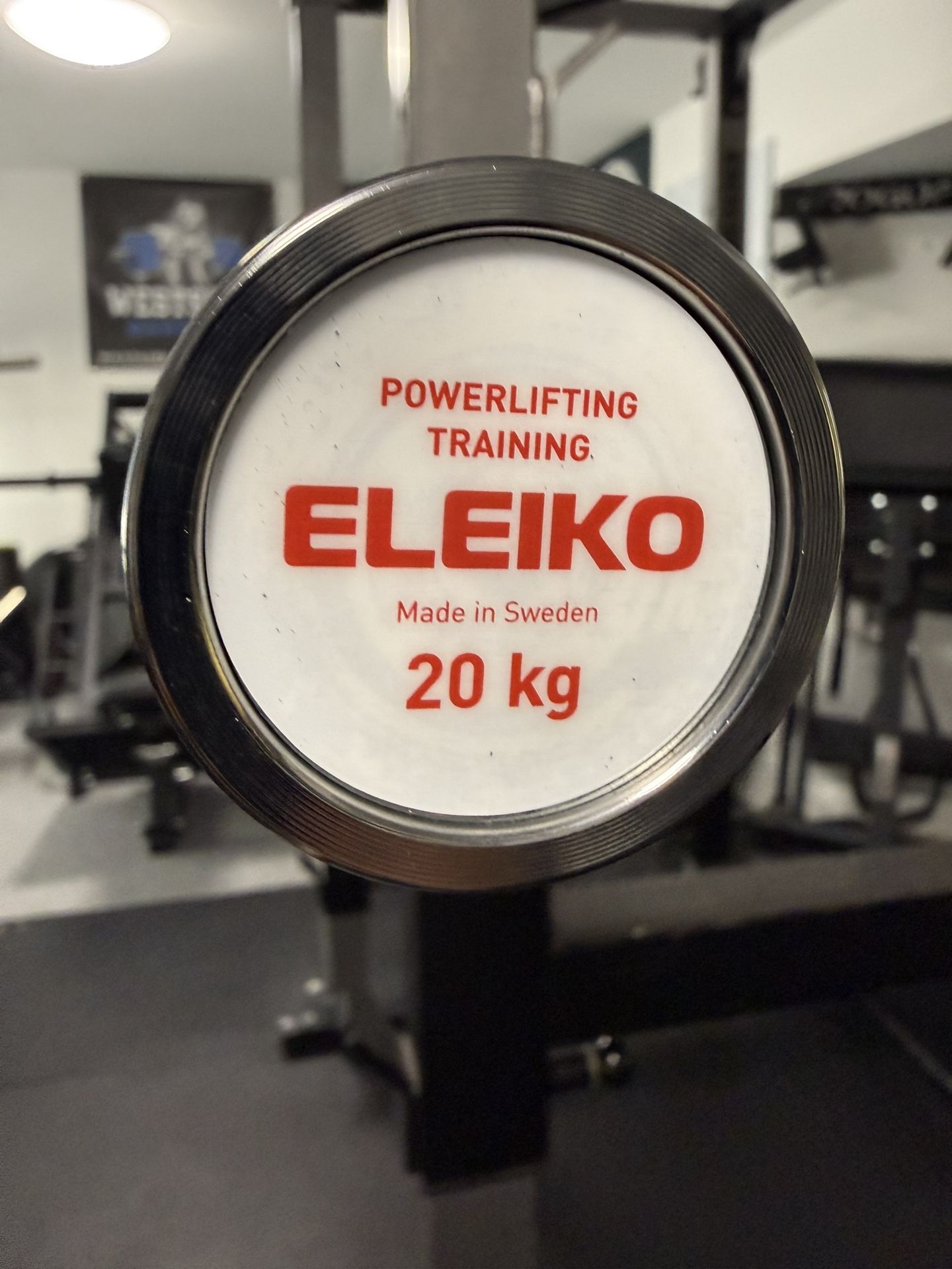 Eleiko Stainless Steel Powerlifting Olympic Barbell