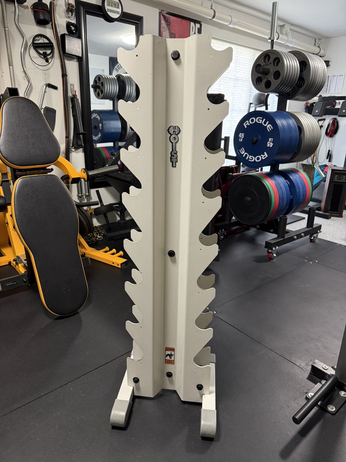 Hoist Commercial Vertical Dumbbell Rack