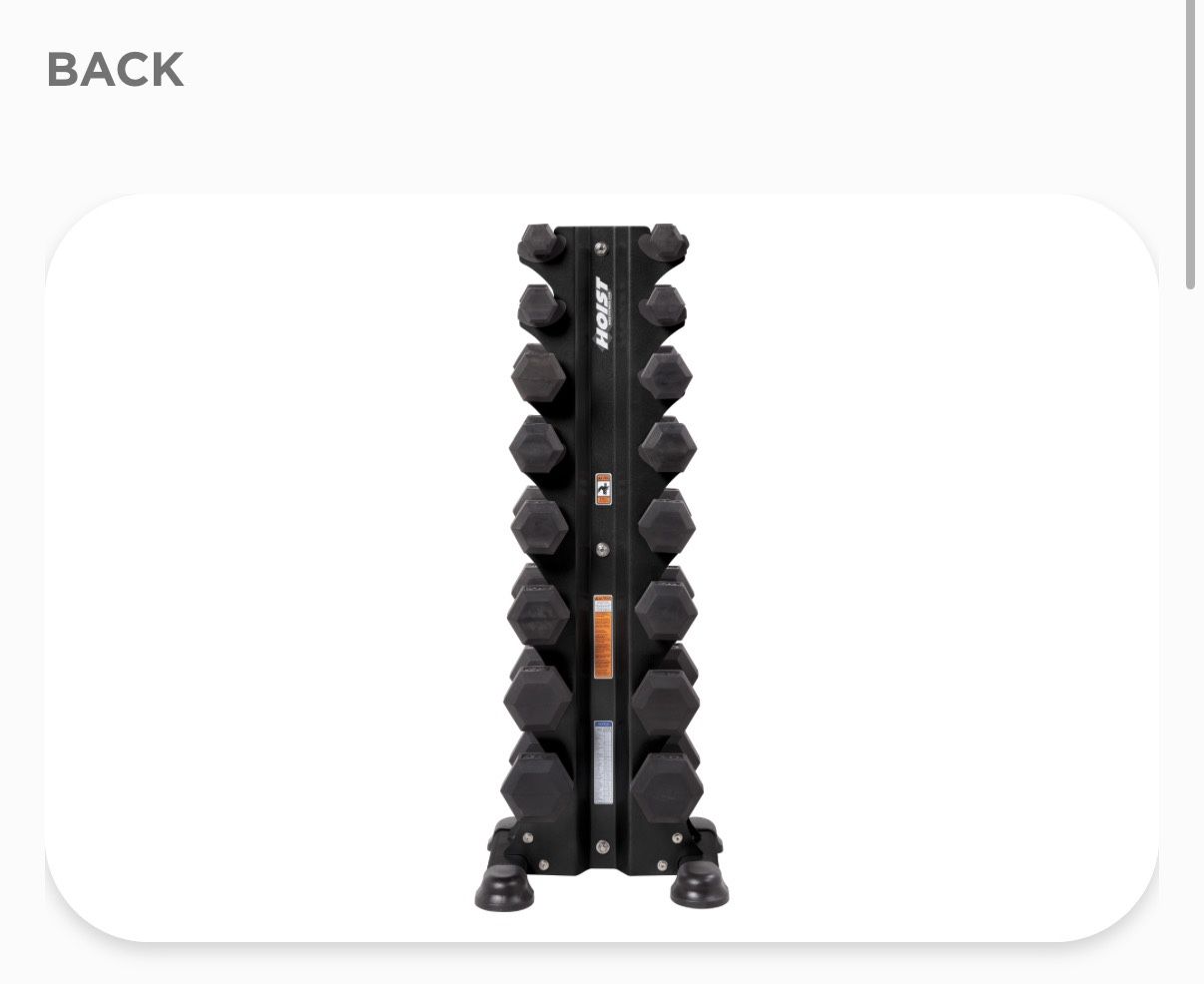 Hoist Commercial Vertical Dumbbell Rack - photo 3