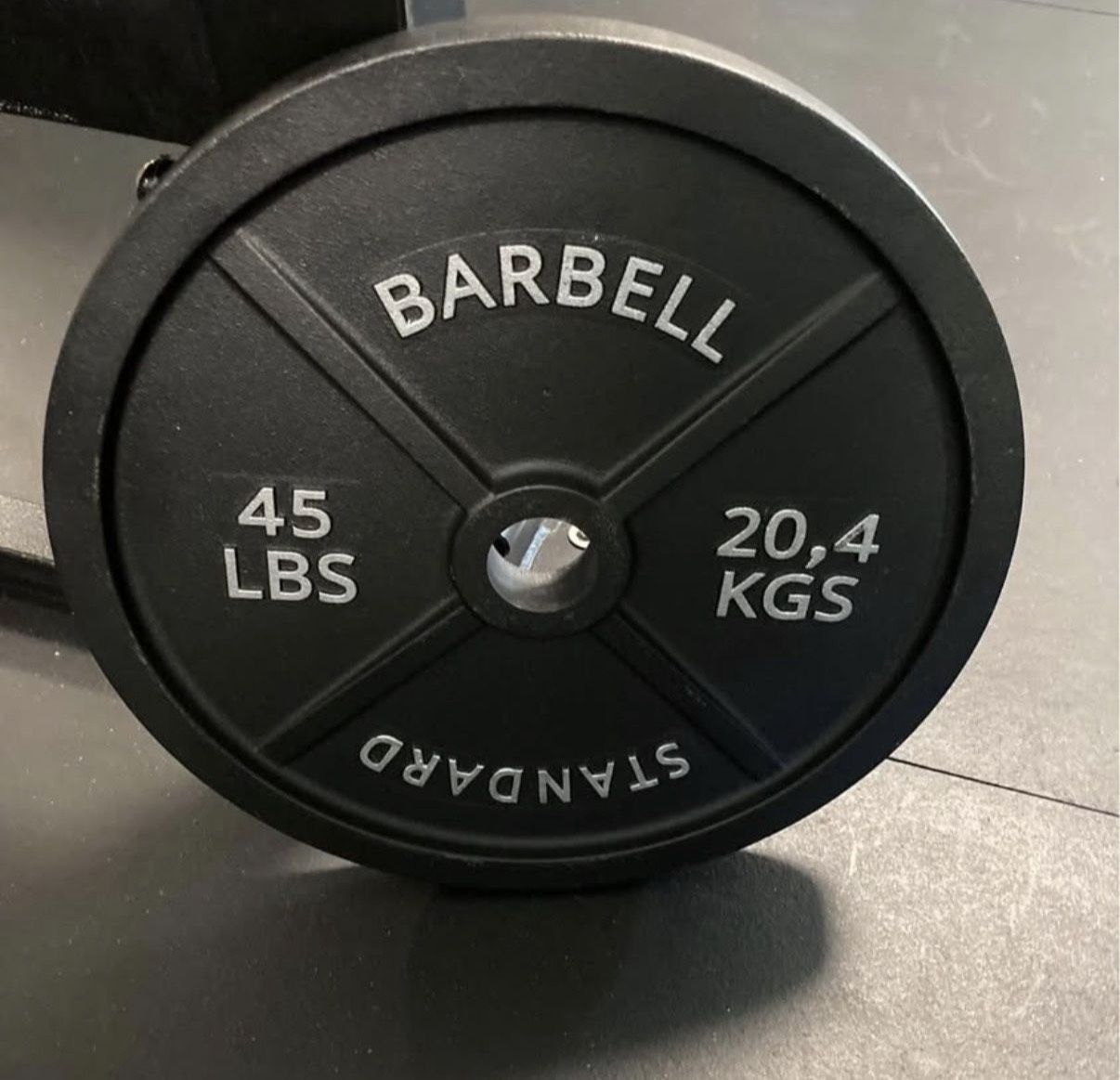 Rare DOUBLE SIDED Barbell Standard Olympic 45 Pound Weight Plate - photo 2